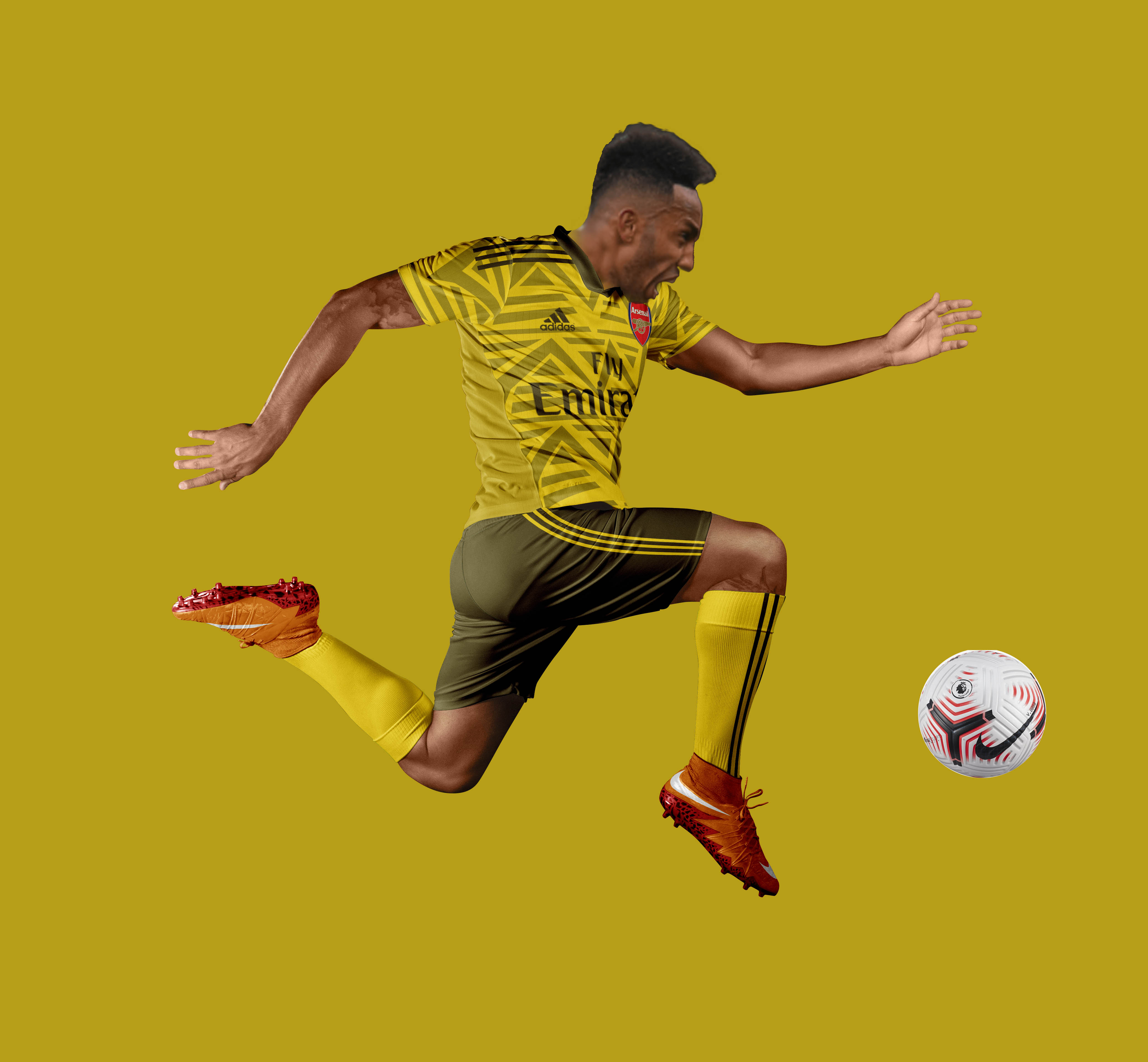 Arsenal away outlet kit aubameyang