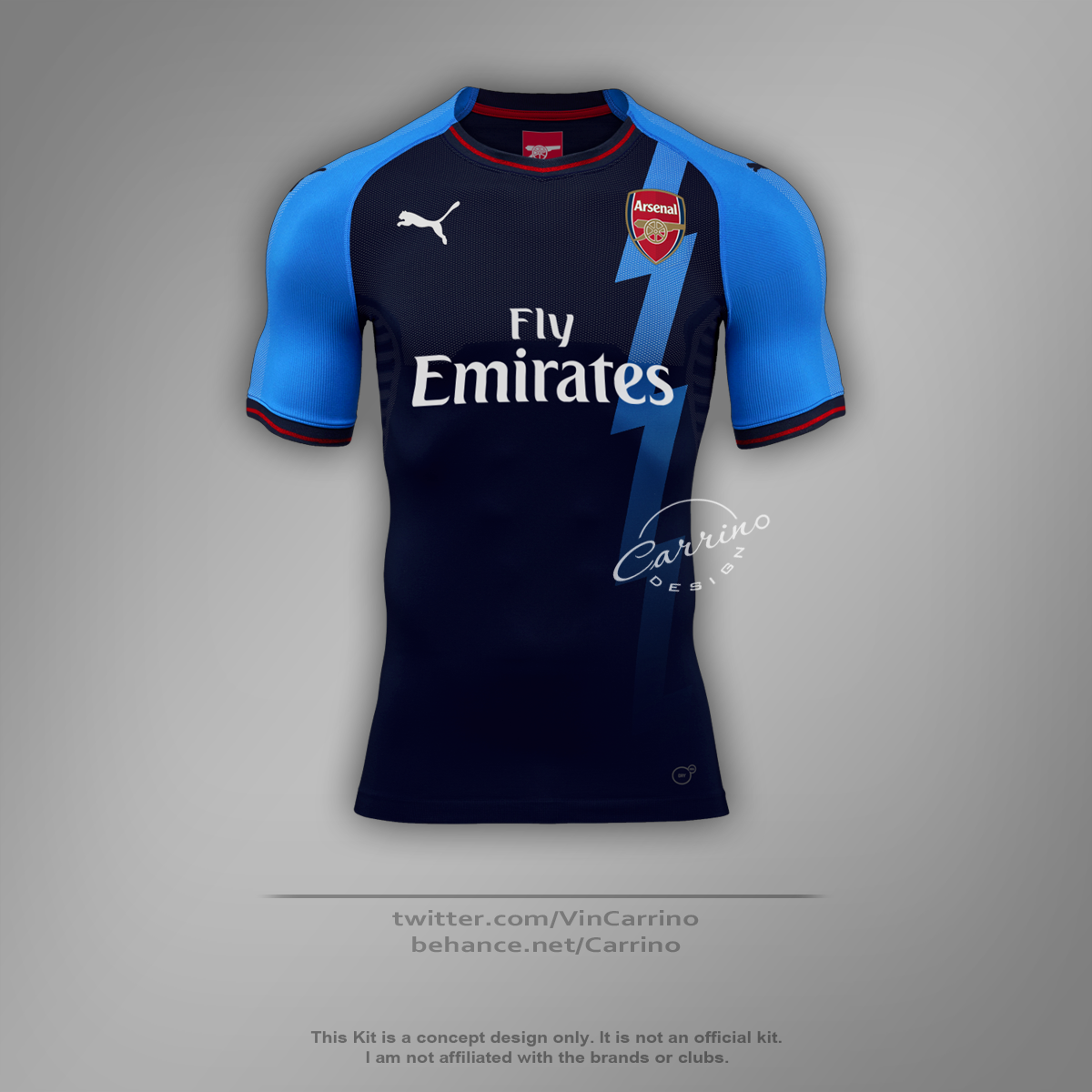 Arsenal Fc Third Jersey Concept Design