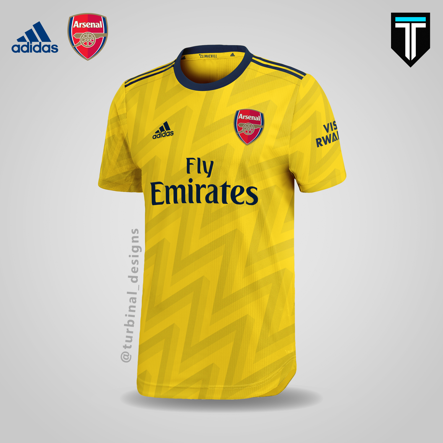 Arsenal x Adidas - Away Kit 19/20