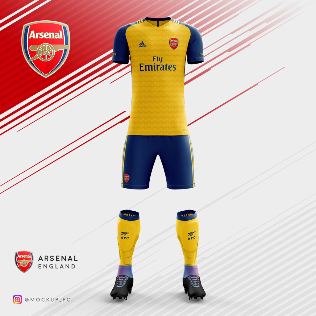 Arsenal x Adidas Away Kit
