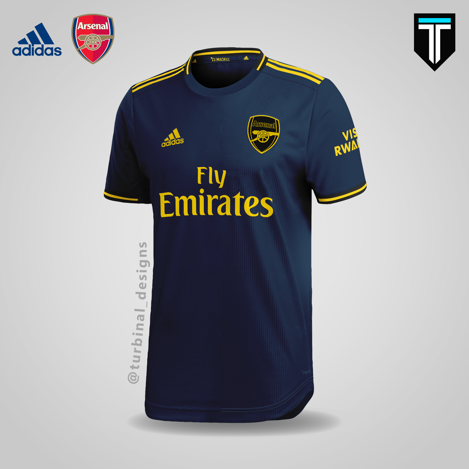 Arsenal X Adidas Third Kit 19 20