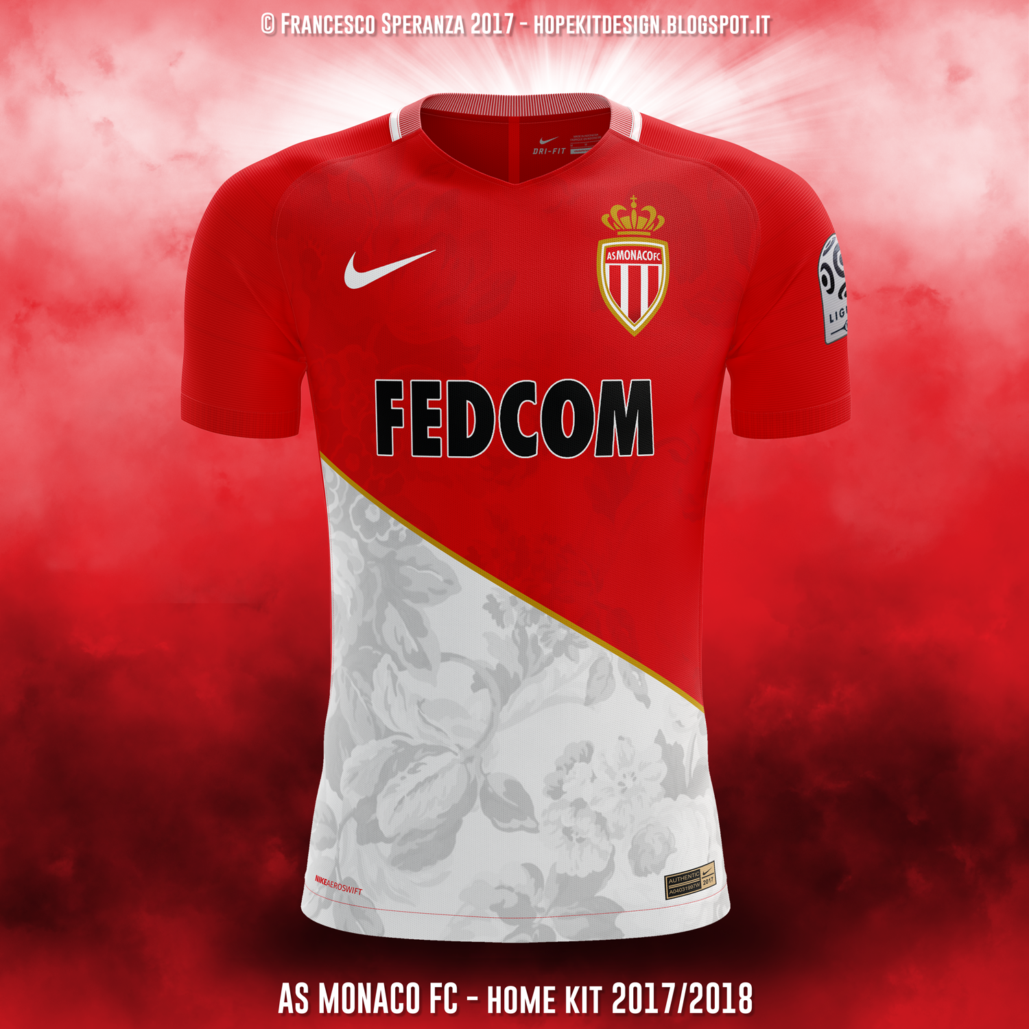 as monaco fc jersey