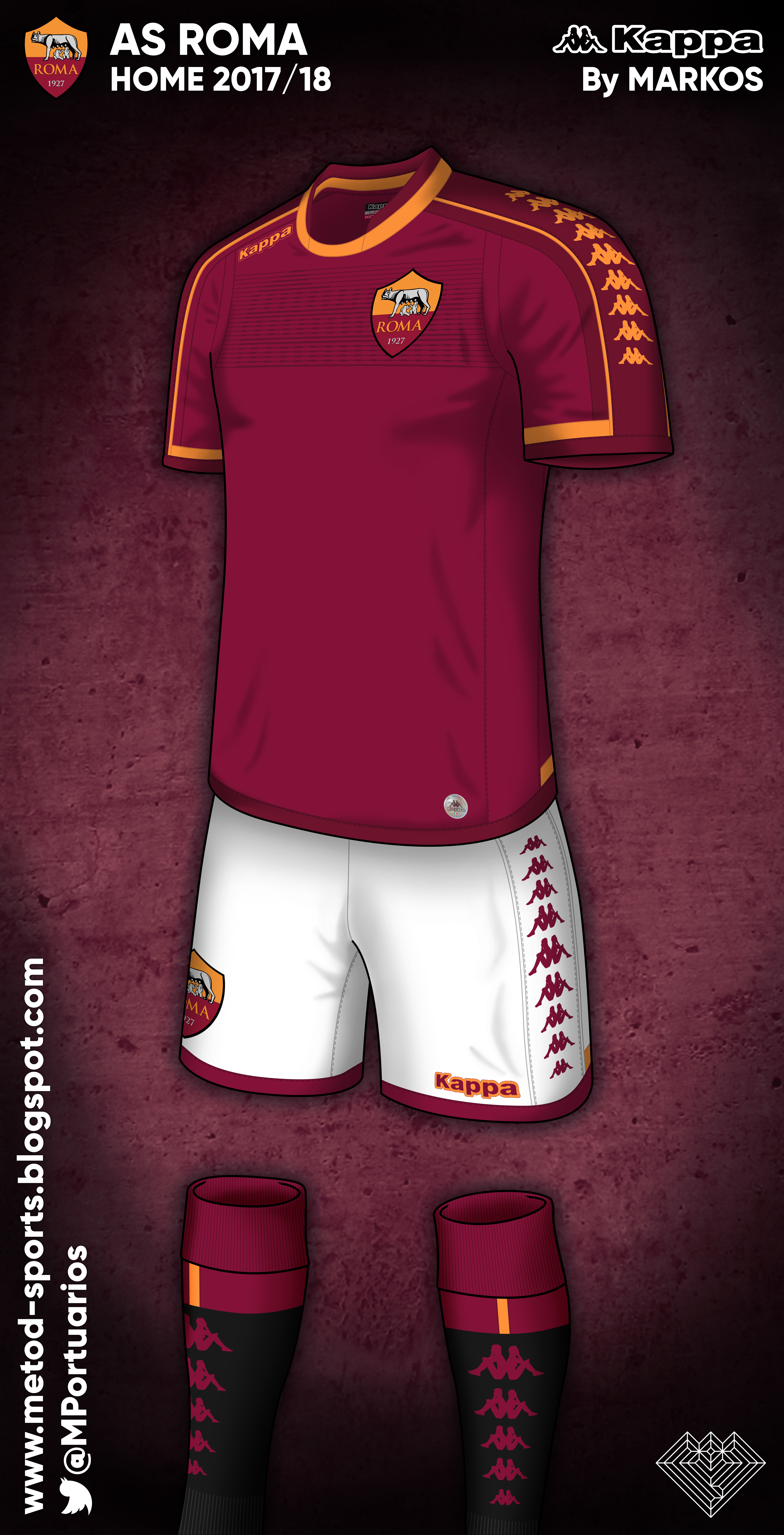 kappa roma jersey