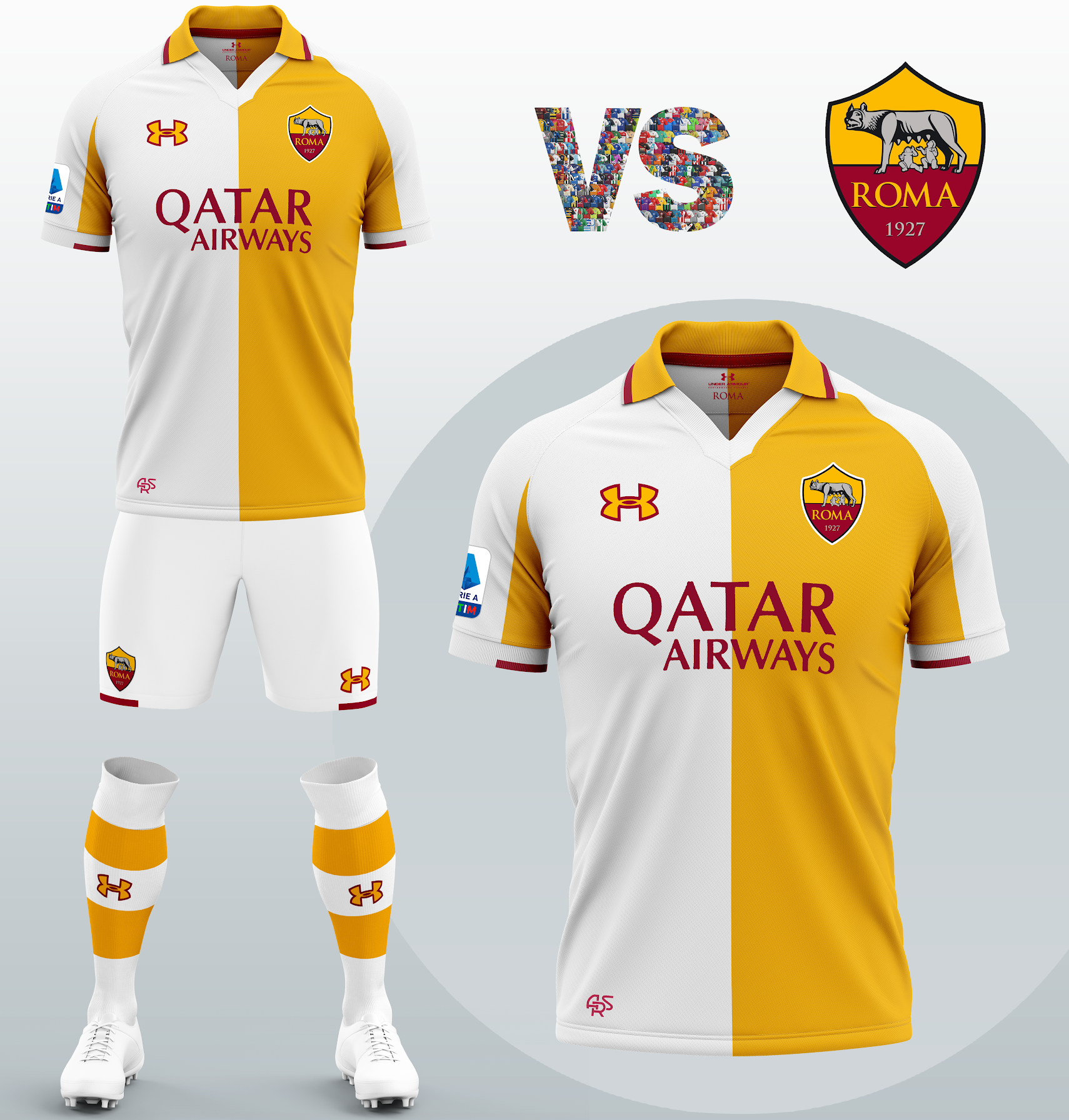 Magliette roma under shop armour