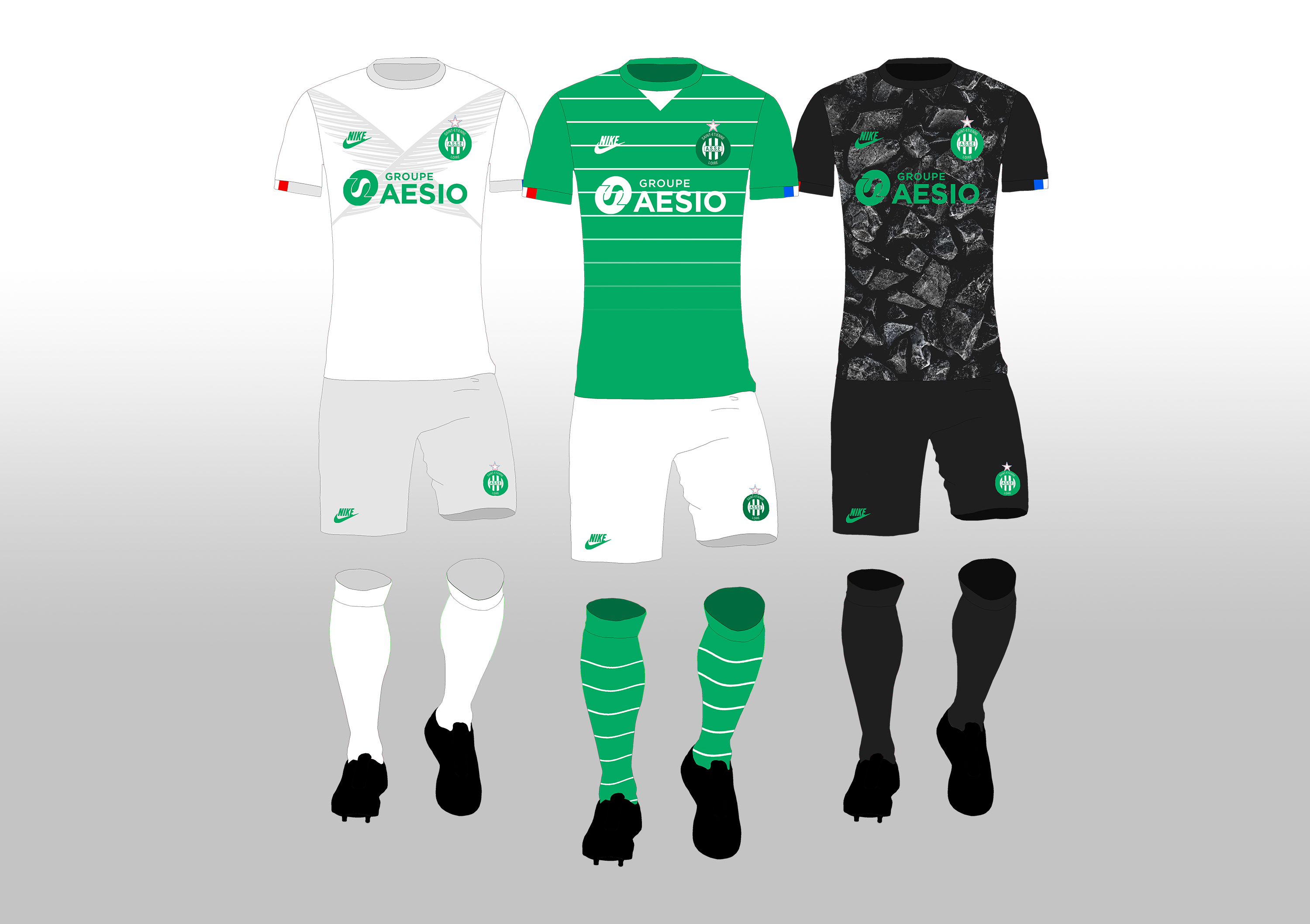 Saint etienne fc kit deals