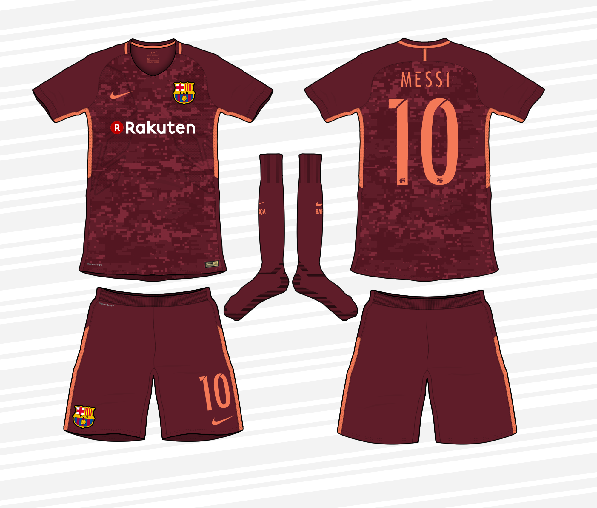 Barcelona third cheap kit 2017