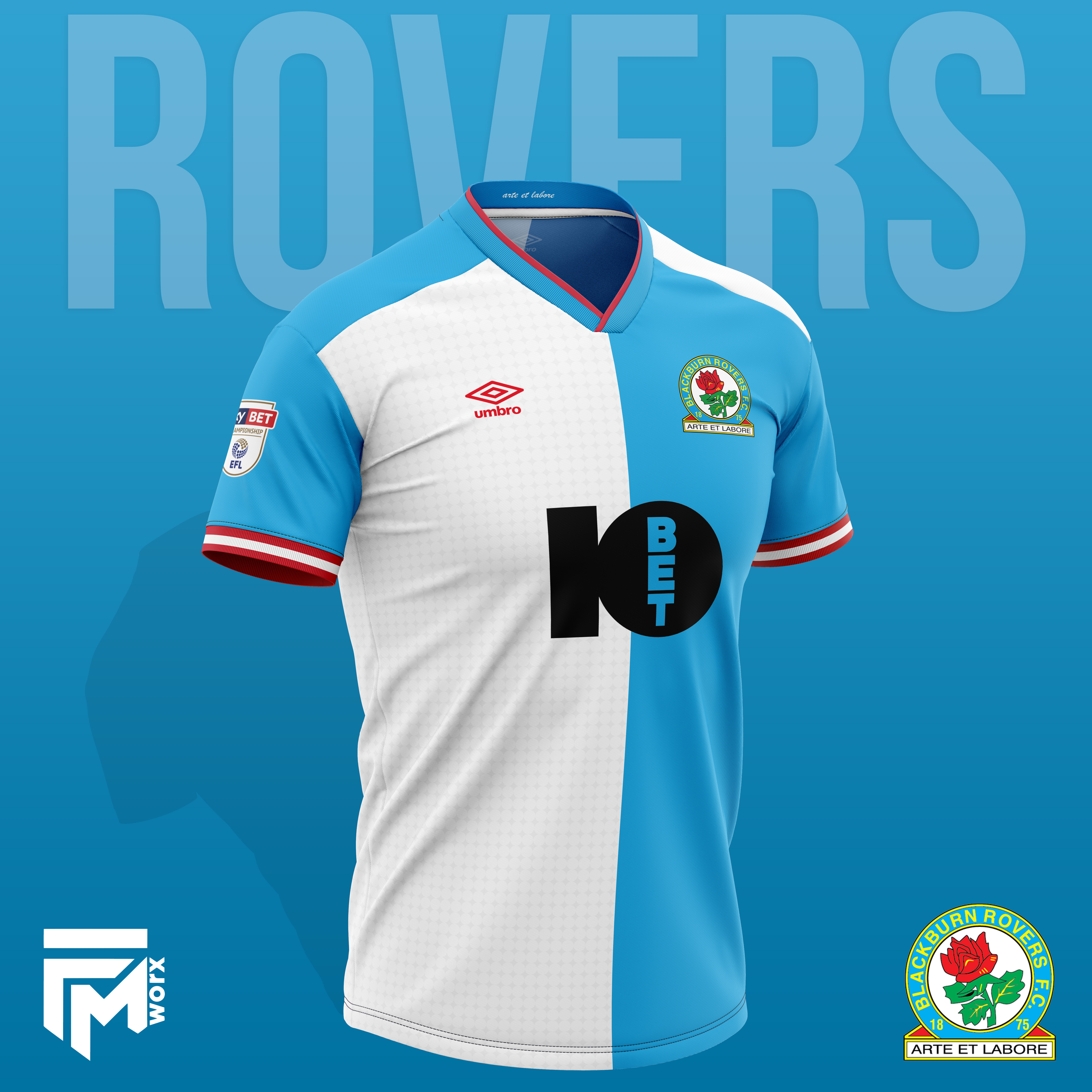 blackburn rovers jersey