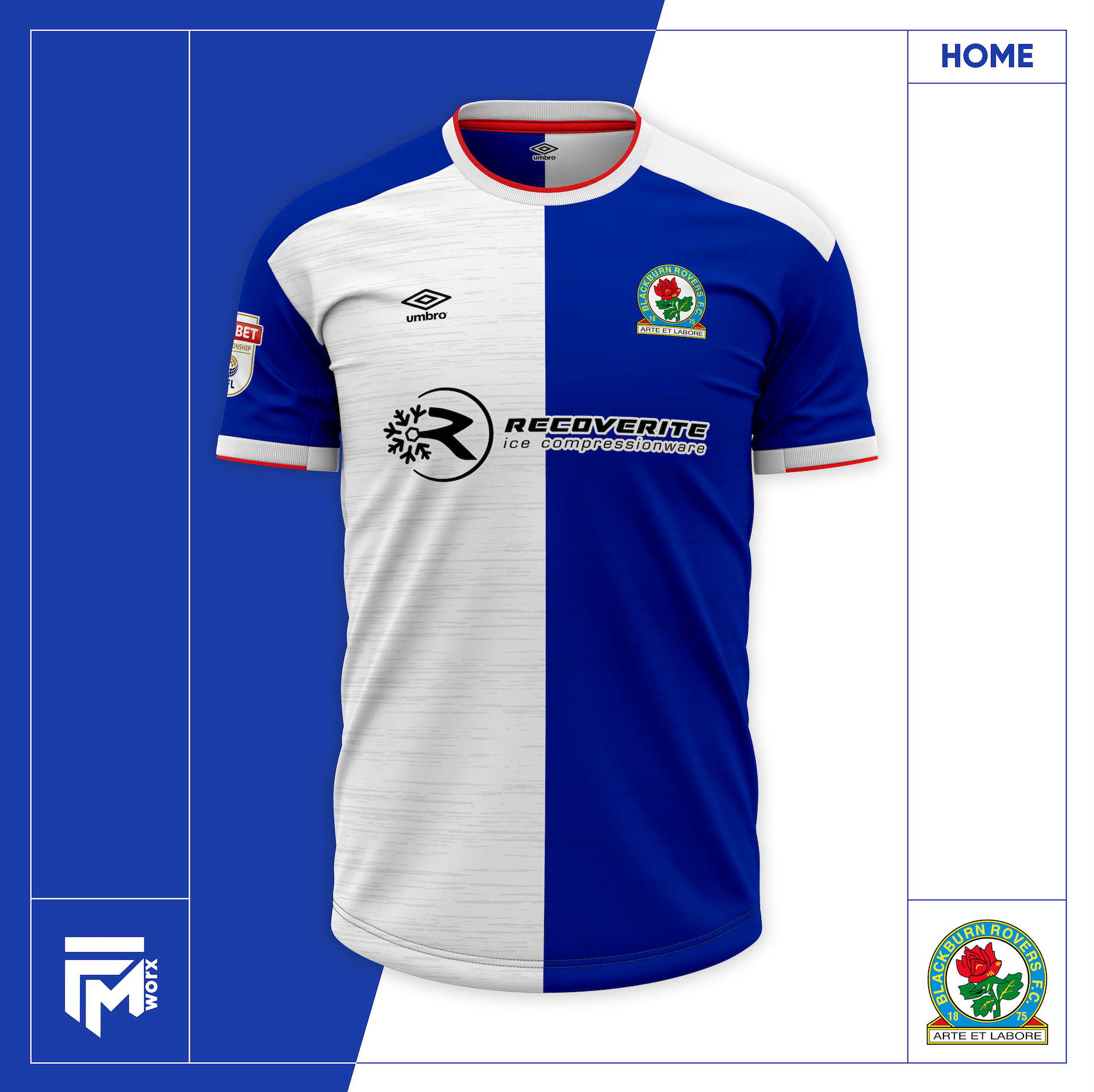 Blackburn Rovers 2020 21 Home Shirt Concept