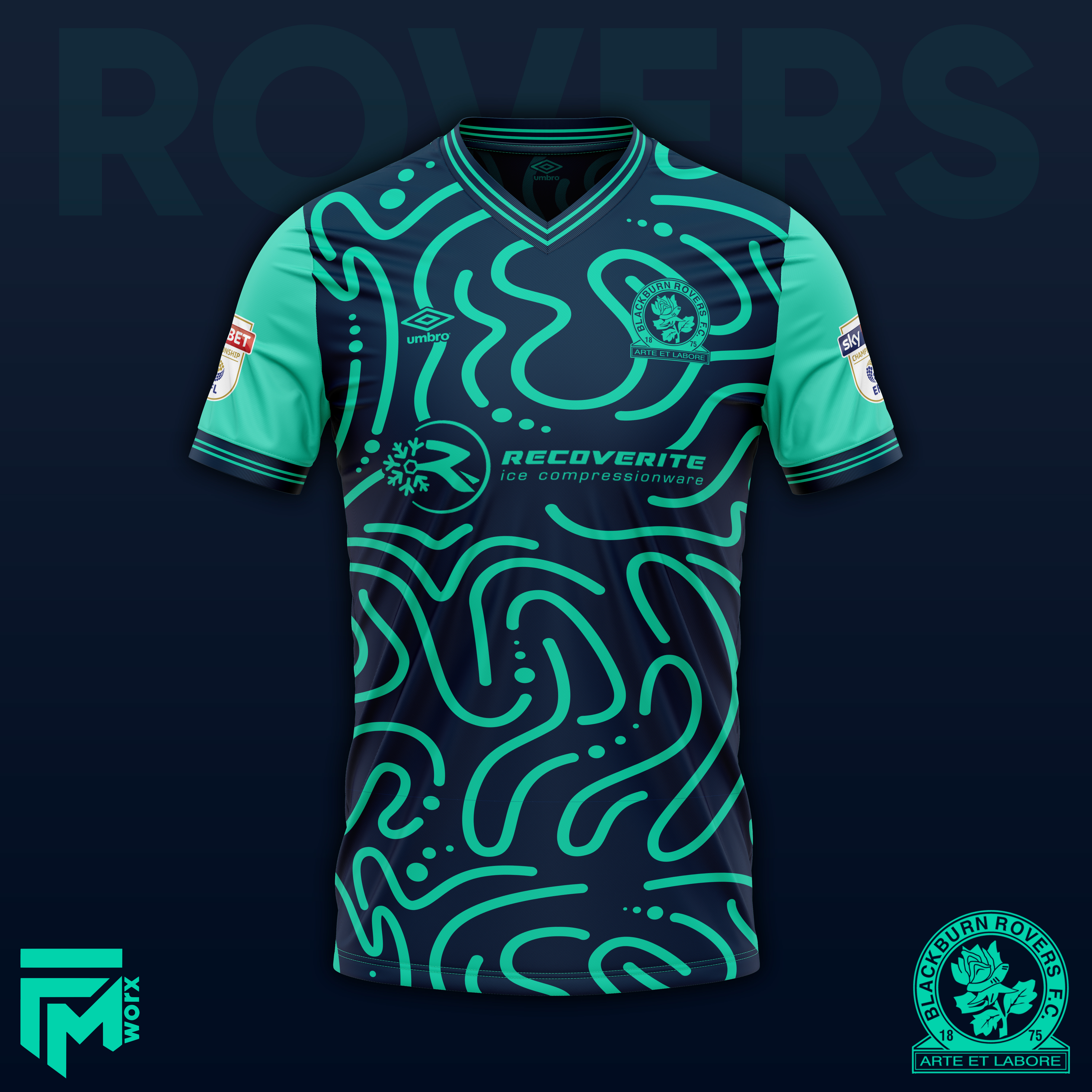 Blackburn Rovers Third 2020 21 Concept Design
