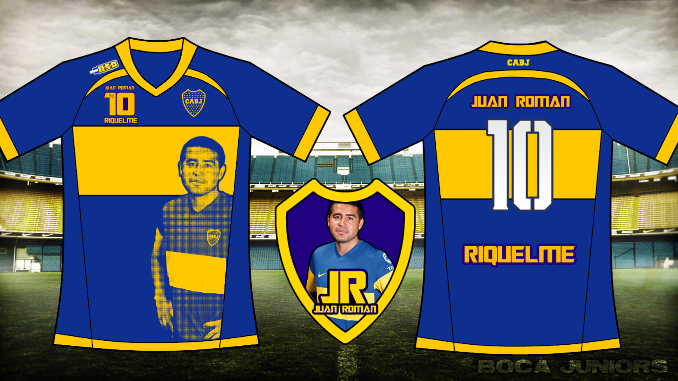 riquelme boca juniors shirt