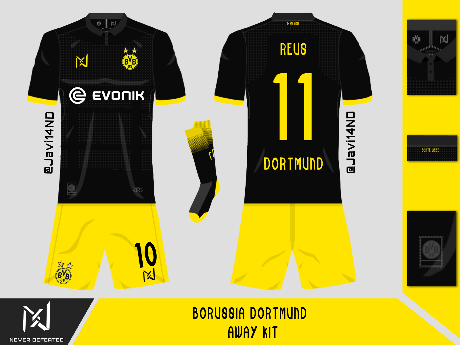 borussia dortmund away jersey