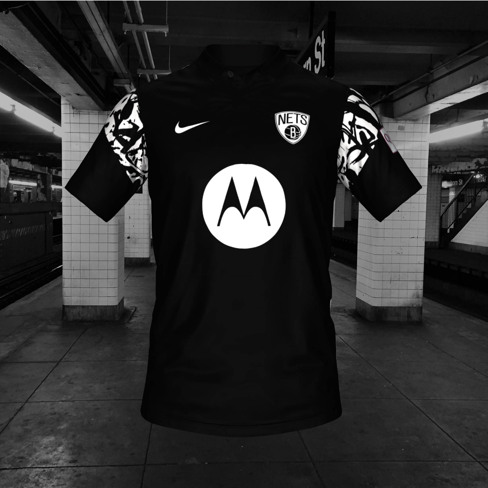 BROOKLYN NETS CONCEPT SOCCER HOME JERSEY