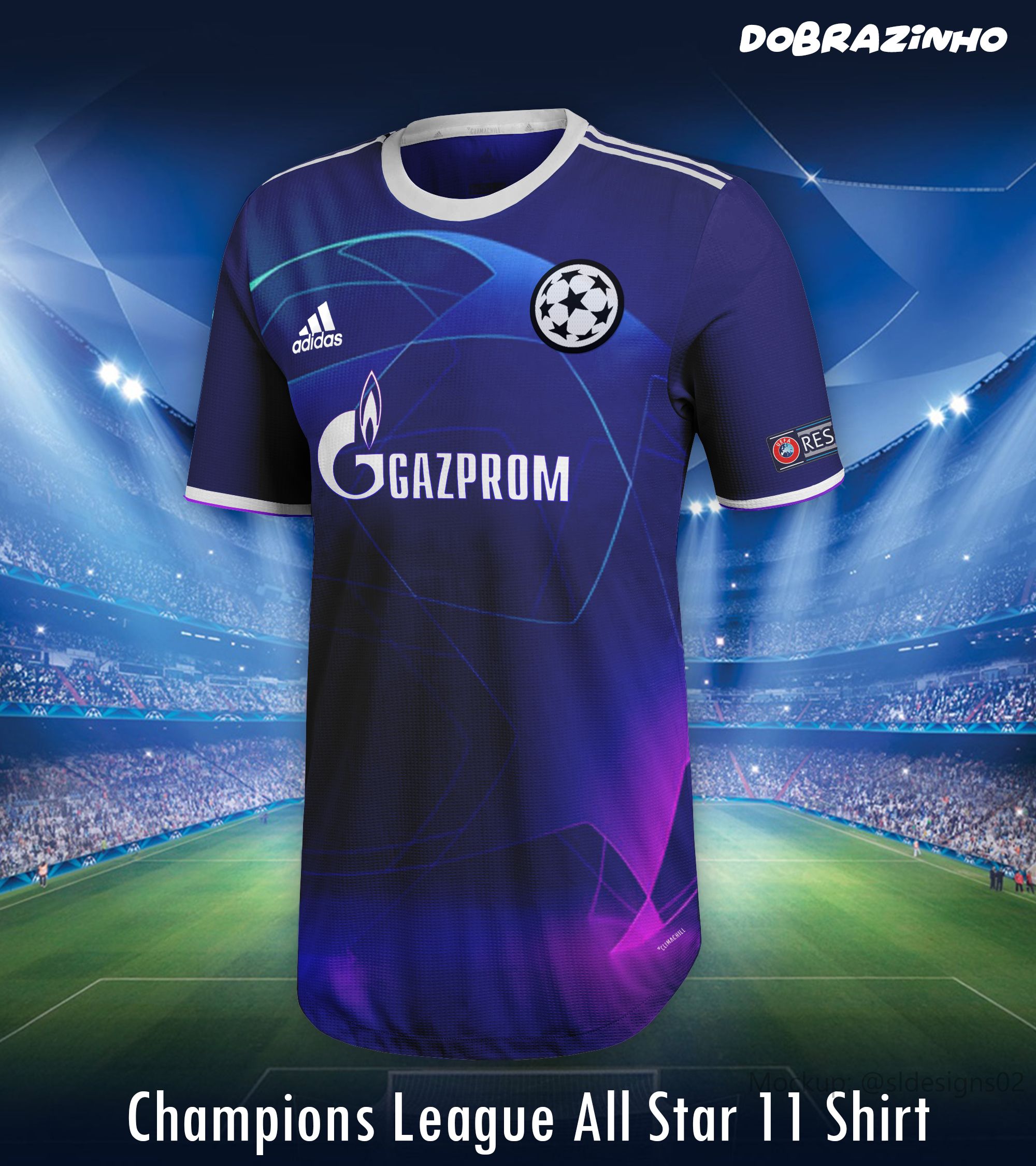 Champions league stars on hot sale jersey