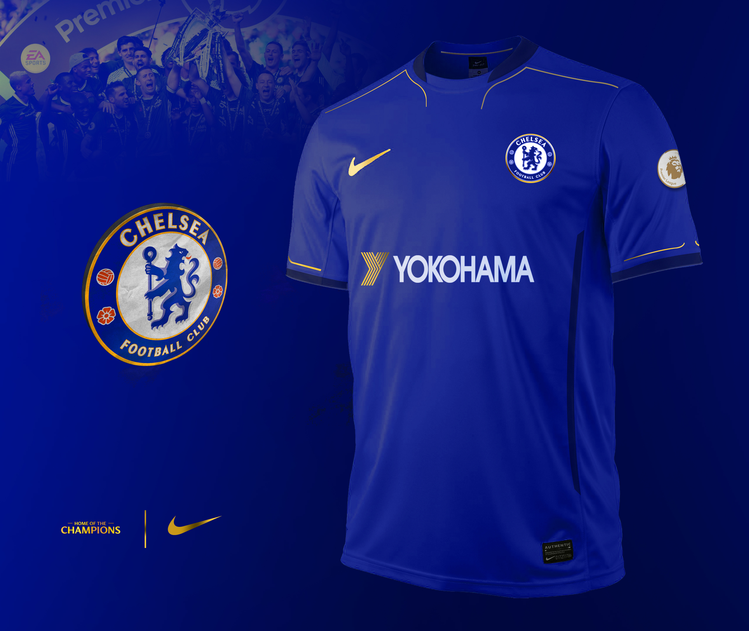 Chelsea F.C. 2017\18 kit