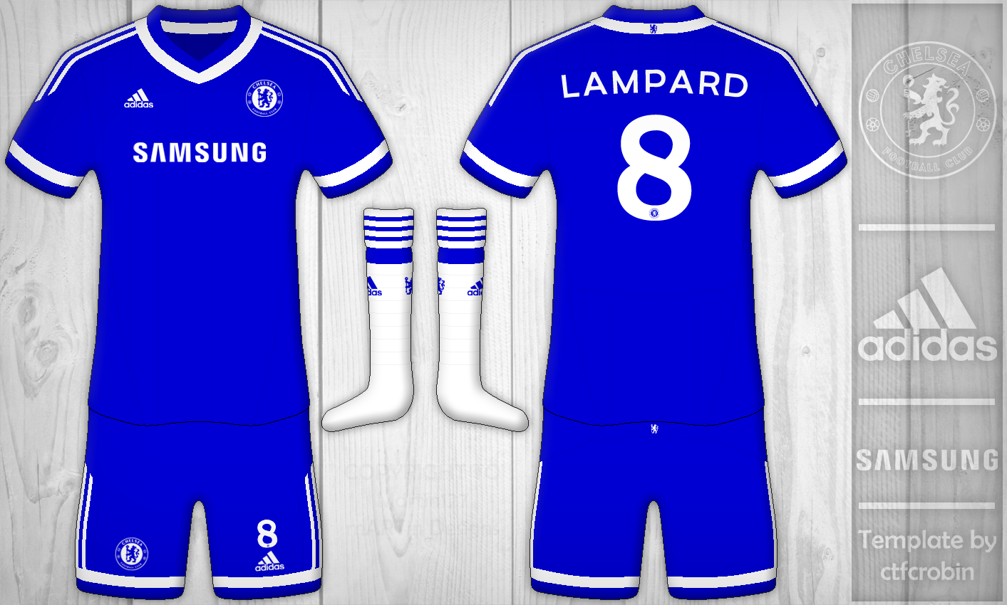 Chelsea FC Home Adidas Kit