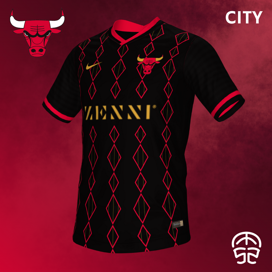 CHICAGO BULLS CONCEPT SOCCER CITY JERSEY