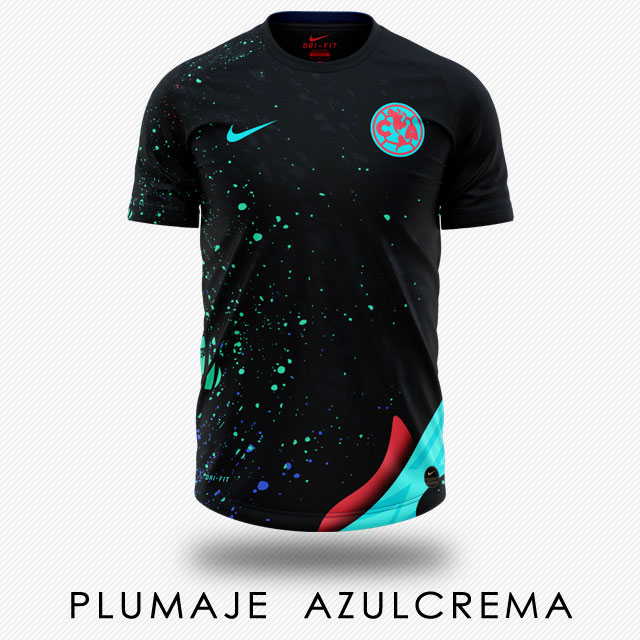 Club america third top jersey