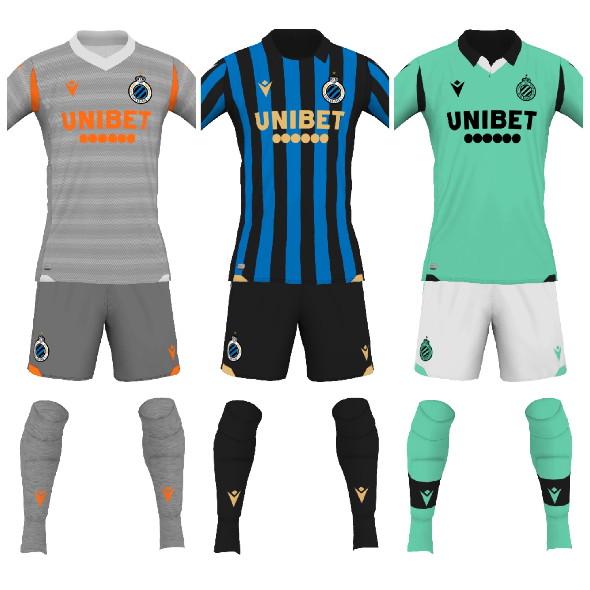 Club Brugge fantasy 19/20 kits