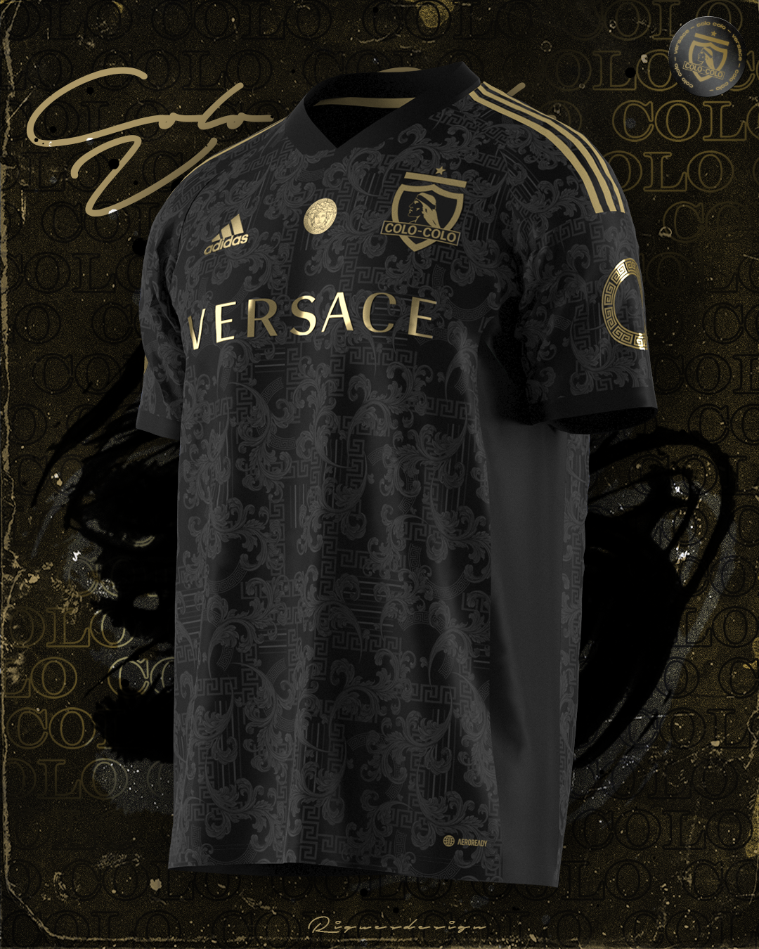 Colo Colo X Adidas Versace Kit Concept