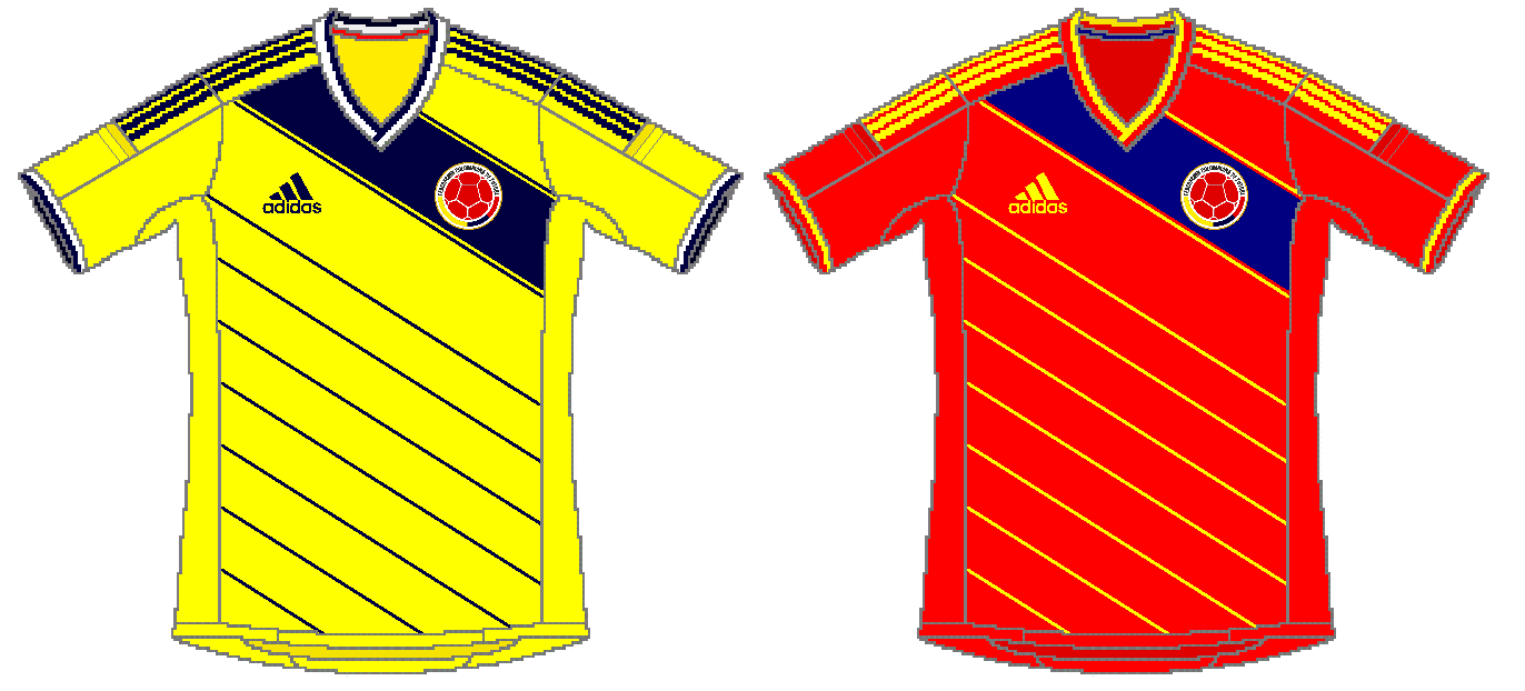 Colombia Adidas World Cup Kits