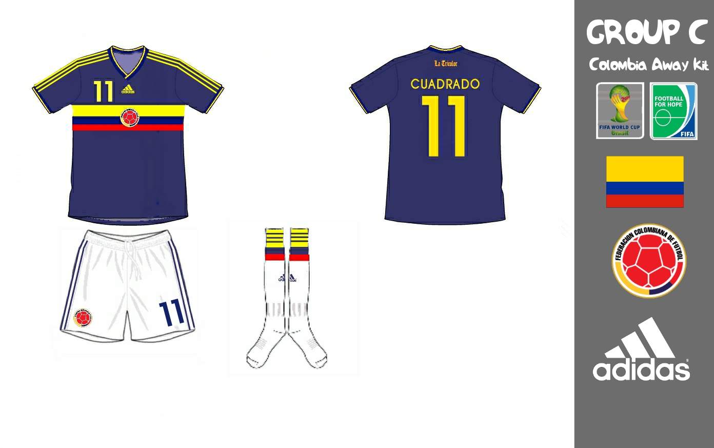 Colombia Away Kit