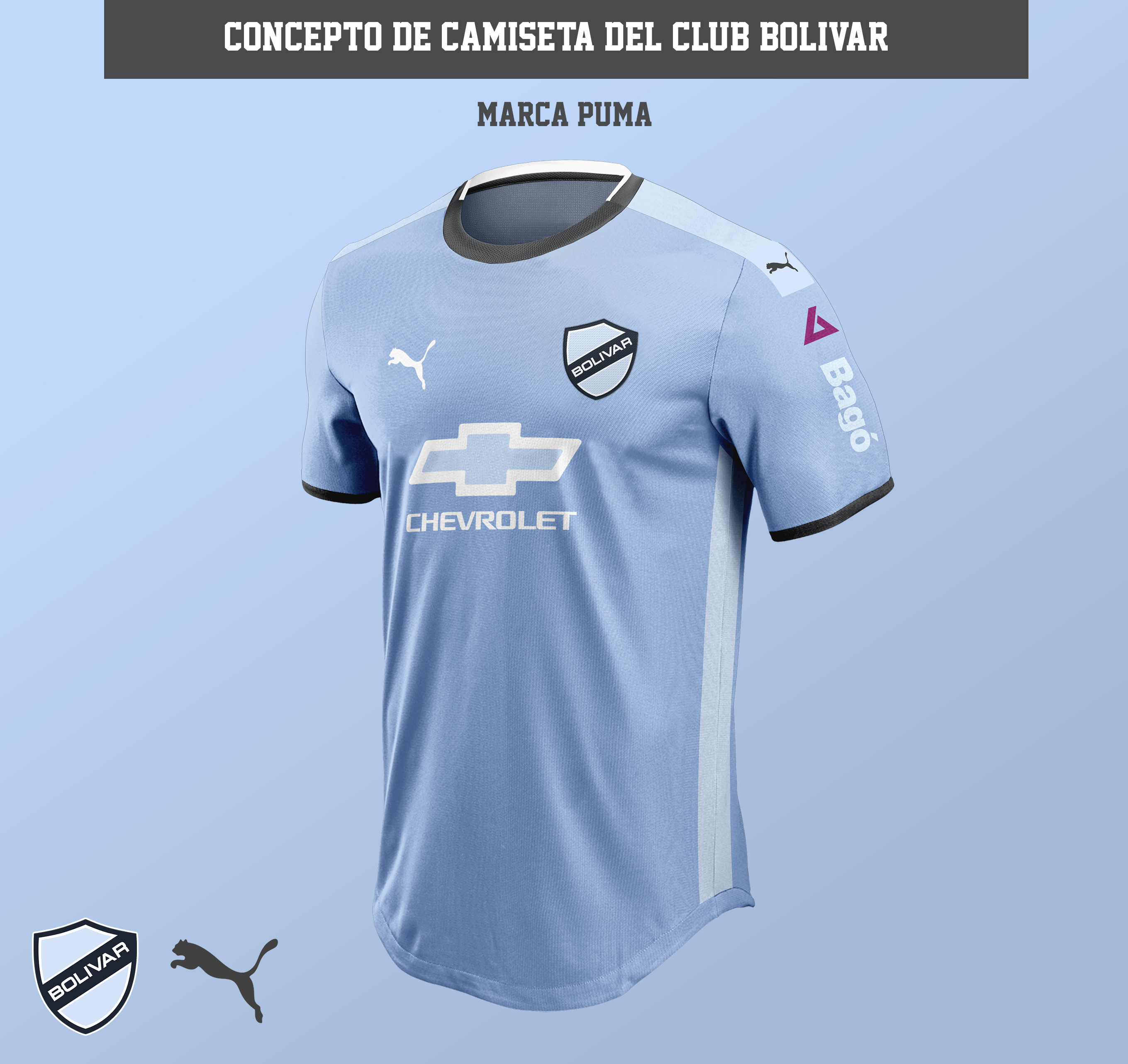 Concepto camiseta Club Bolívar - Puma