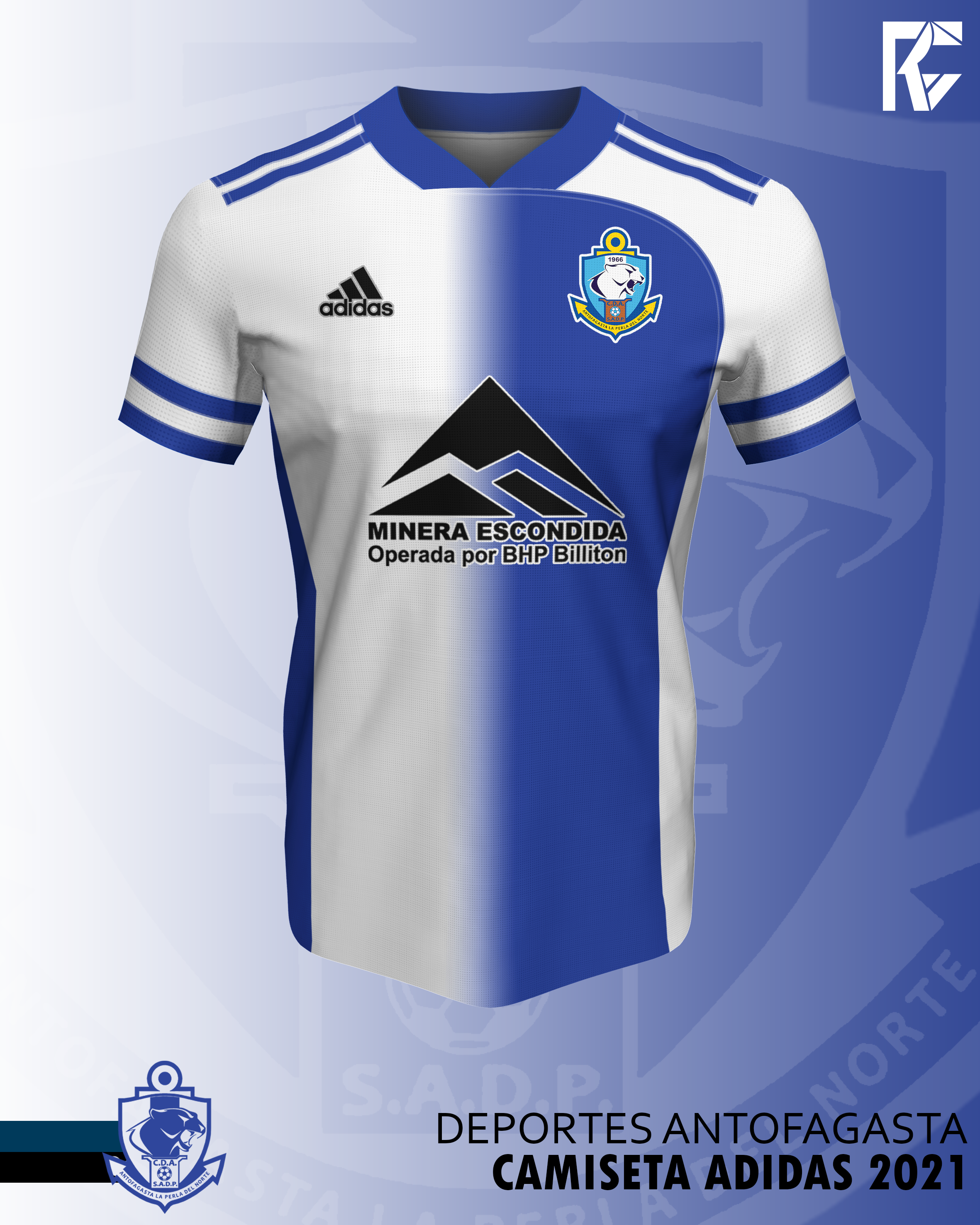 Concepto I Deportes Antofagasta x Adidas camiseta Local 2021