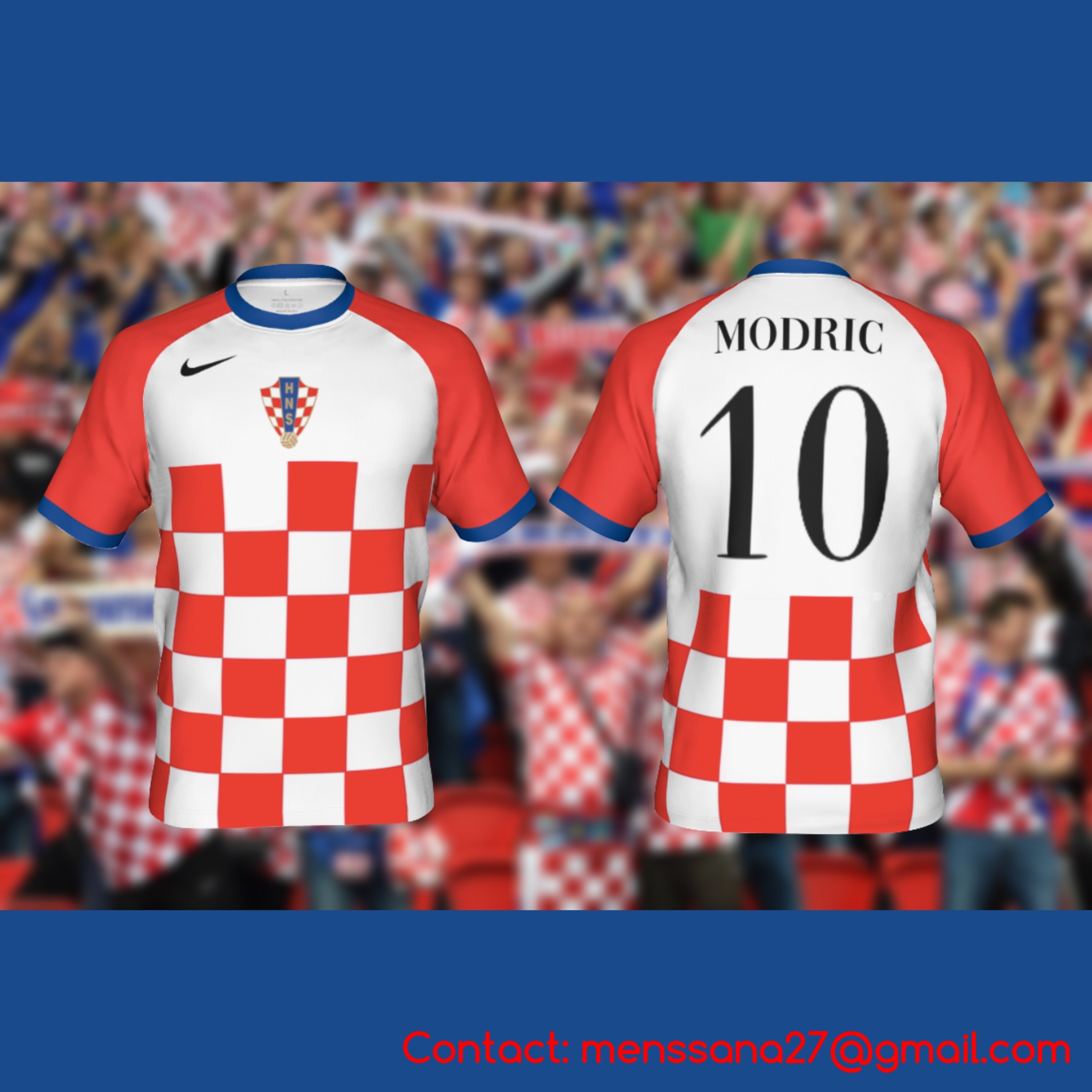Croatia national football team hypothetical match jersey