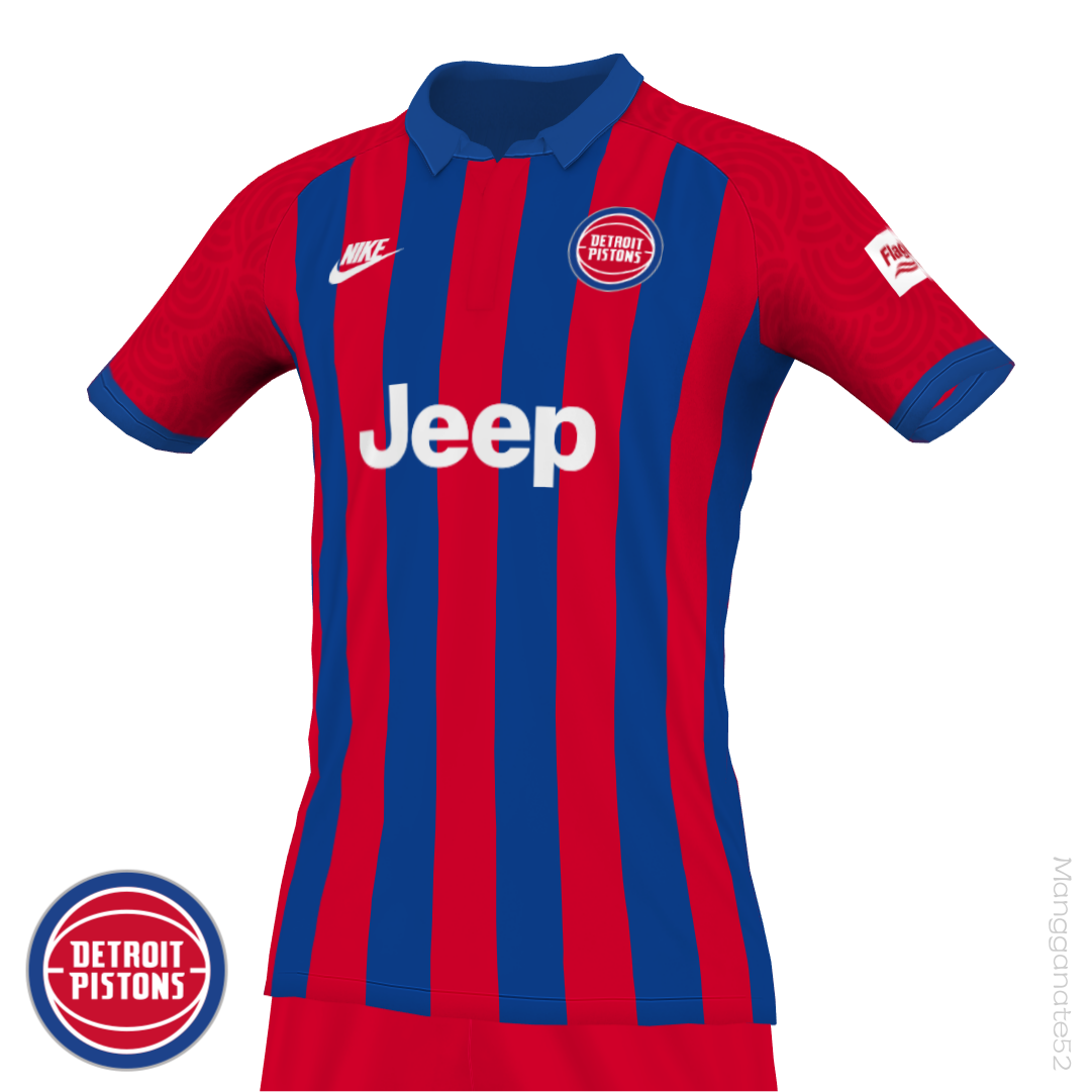 Detroit Pistons Concept Soccer Kit Alternate