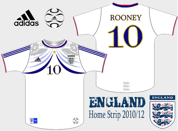 England Home Strip adidas
