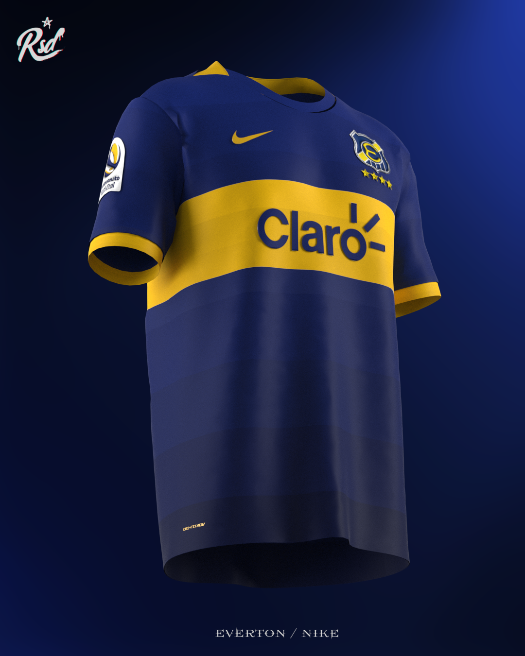 Everton nike top