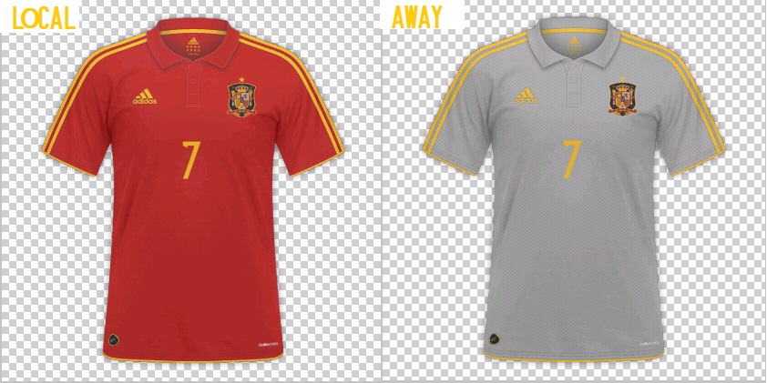 Fantasy Uefa Euro 16 Spain Kits