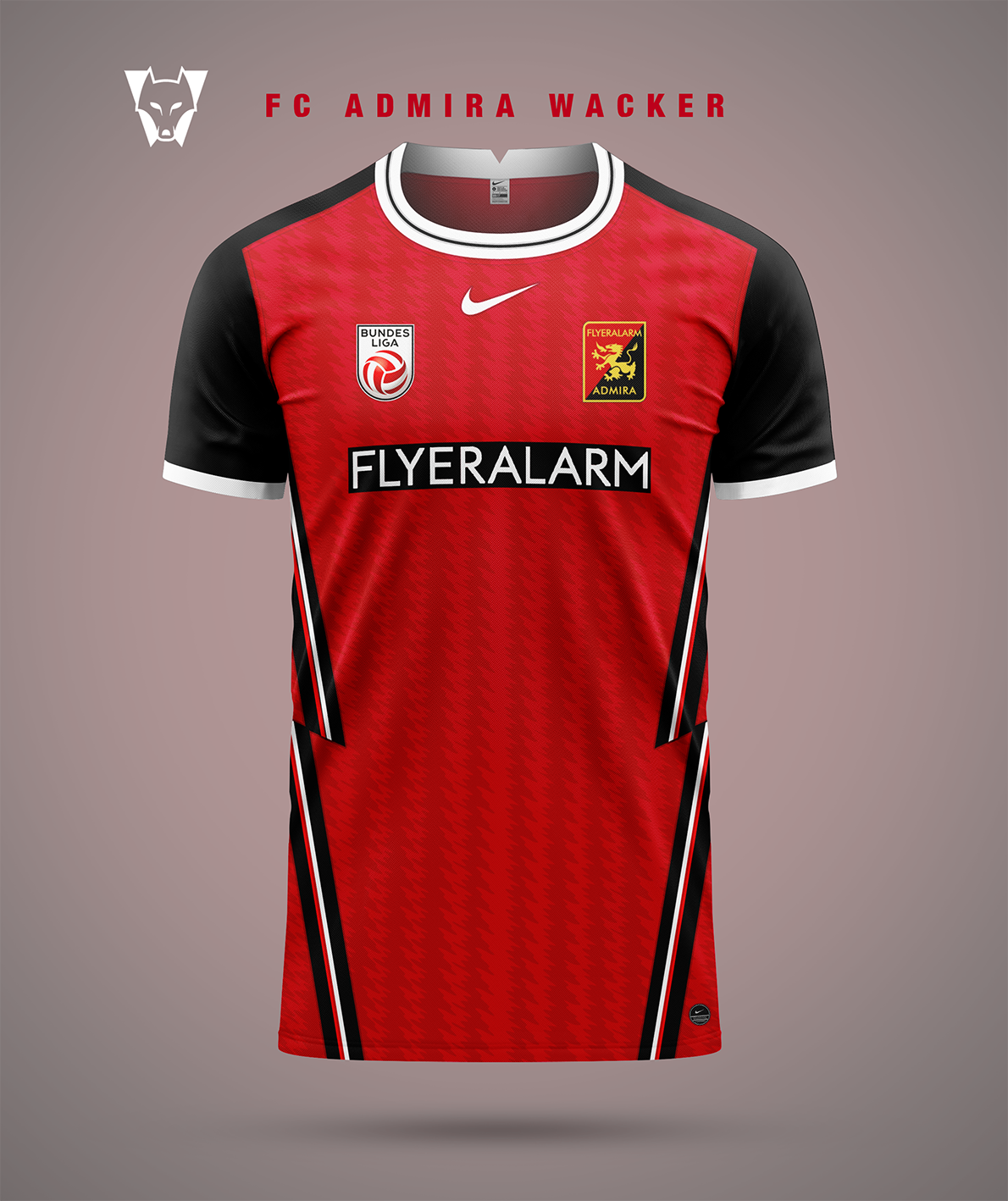 Fc Admira Wacker Modling Home Shirt