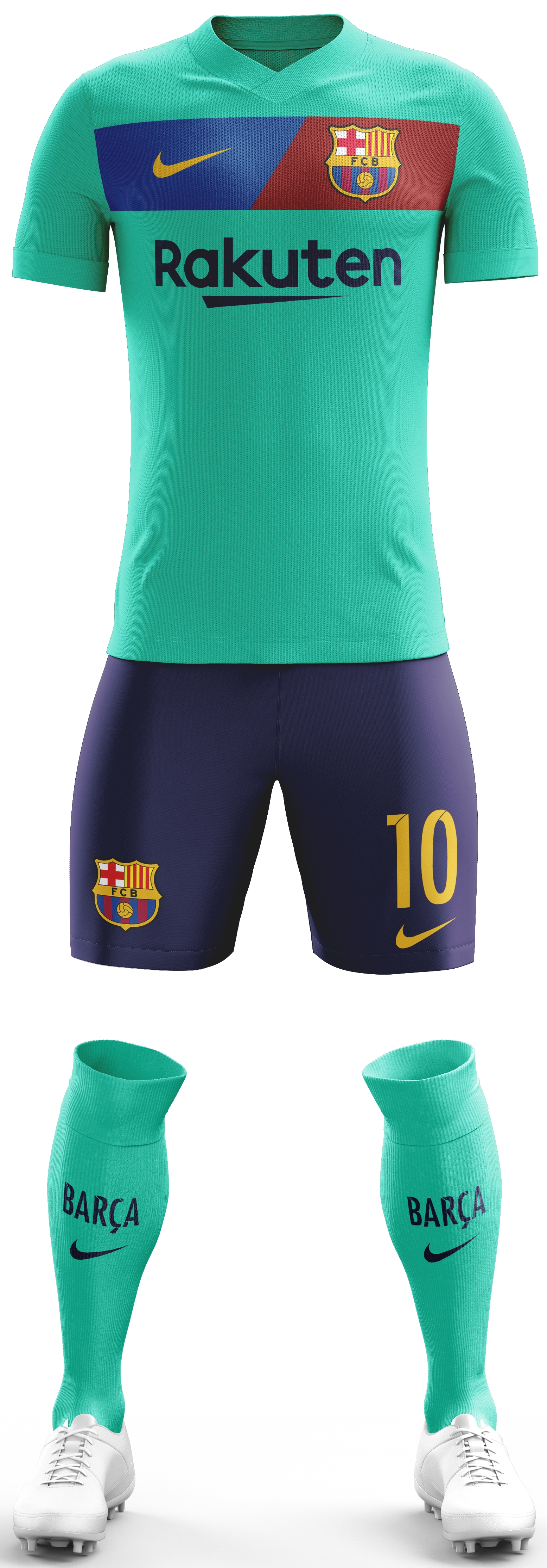 FC Barcelona 2018 19 Away Kit