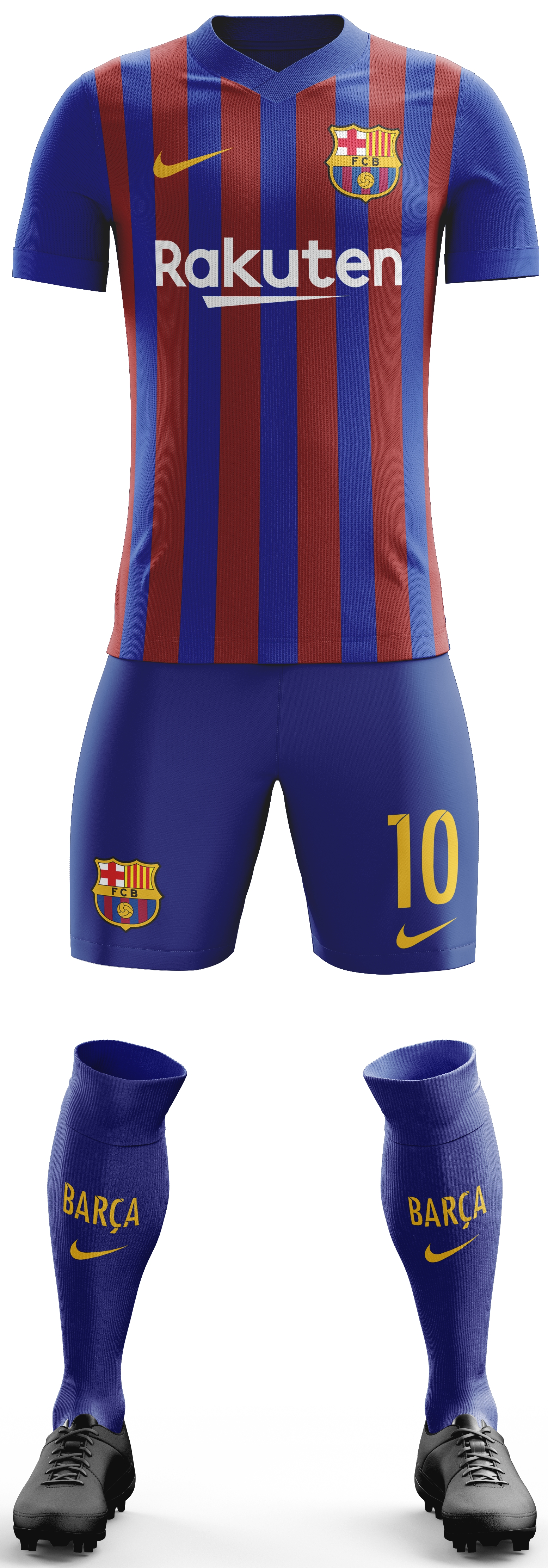 Fc Barcelona 2018 19 Home Kit