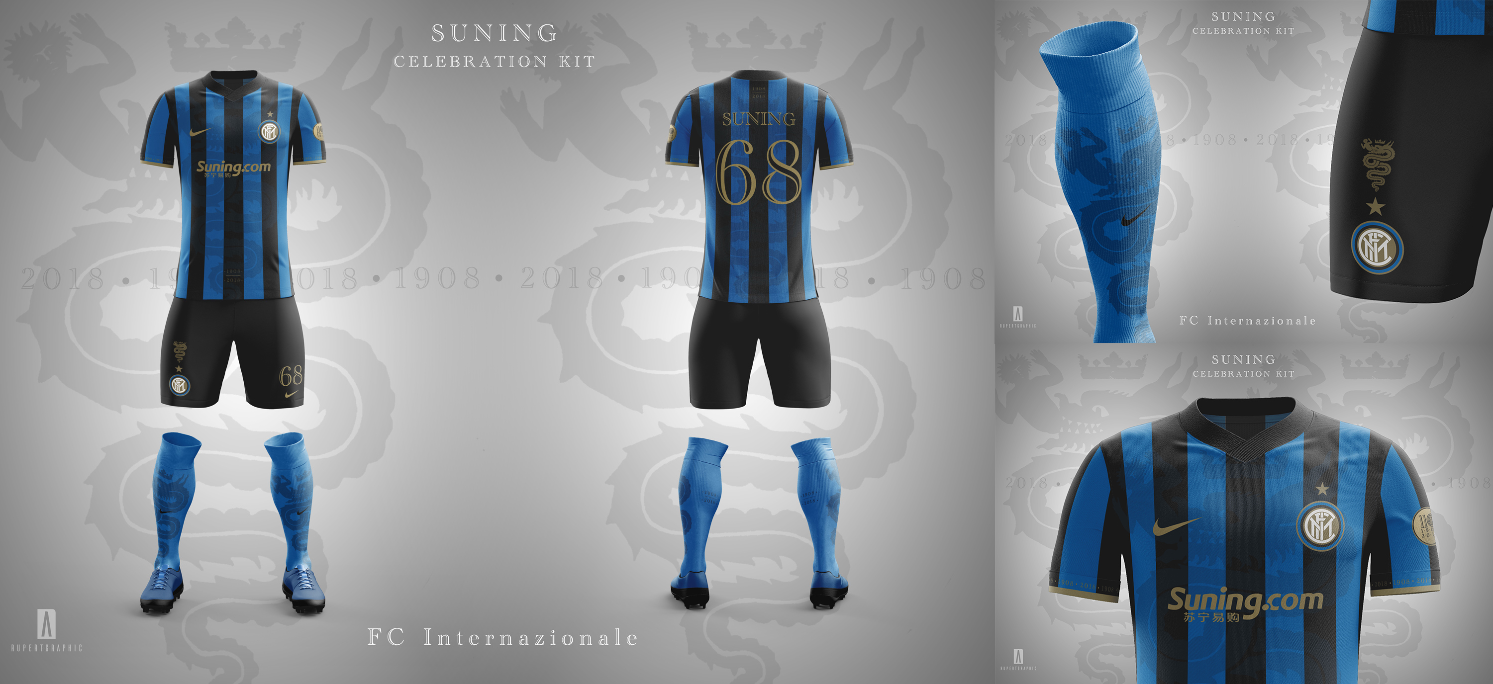 FC INTERNAZIONALE CELEBRATION KIT SUNING CONCEPT