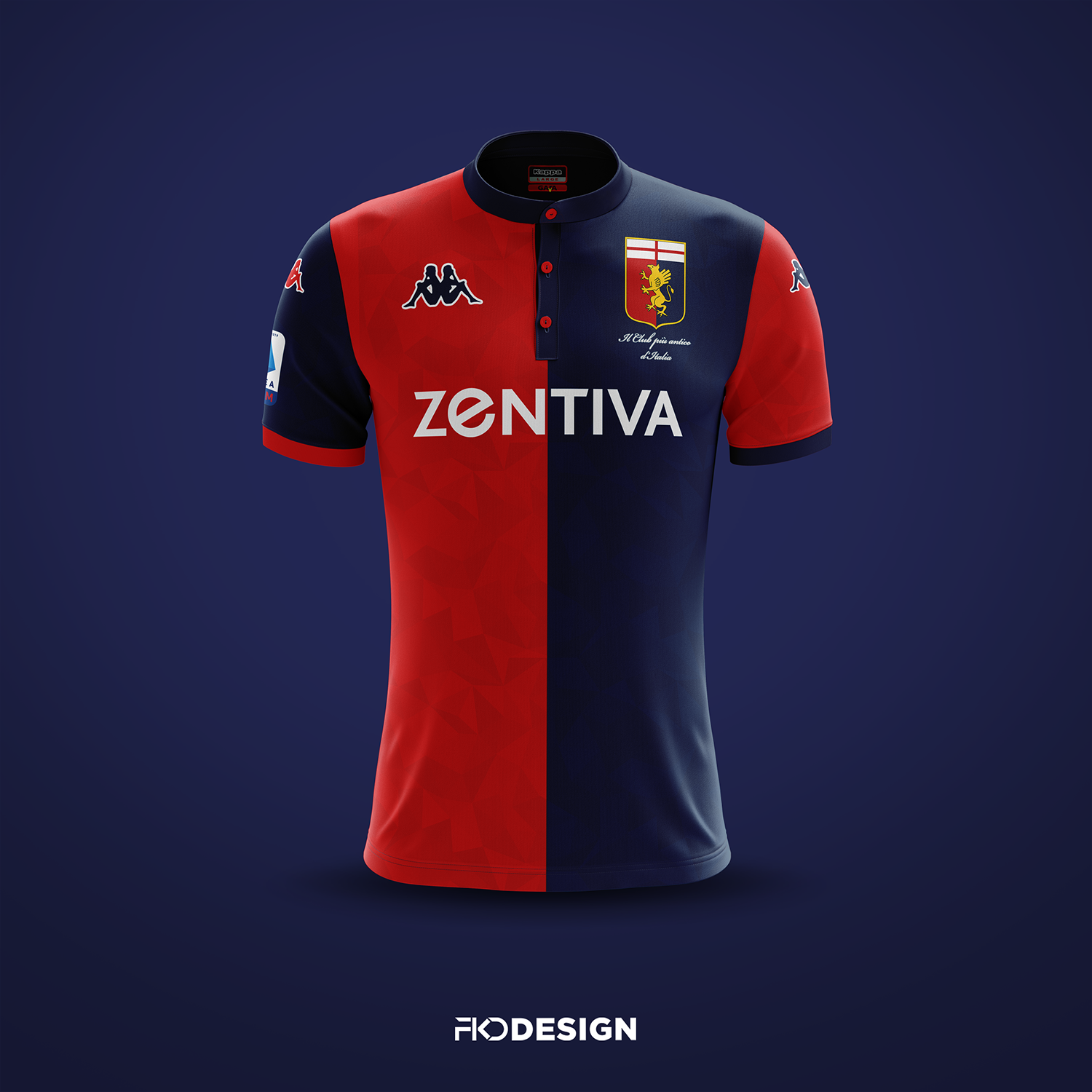 Genoa CFC 2021-22 Kappa Home Kit » The Kitman