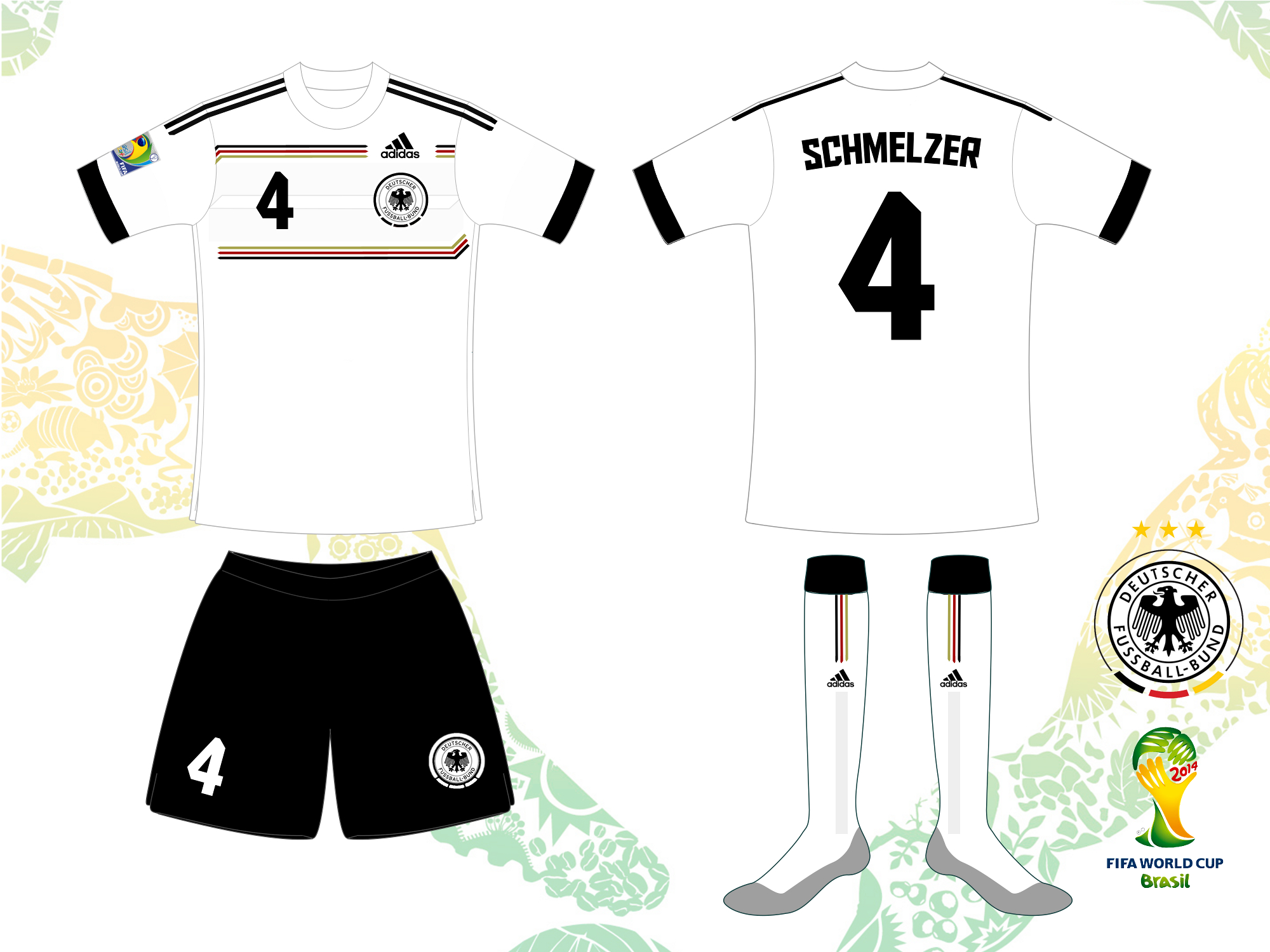 Germany 2014 World Cup Home Shirt Germany 2014 World Cup Home Shirt