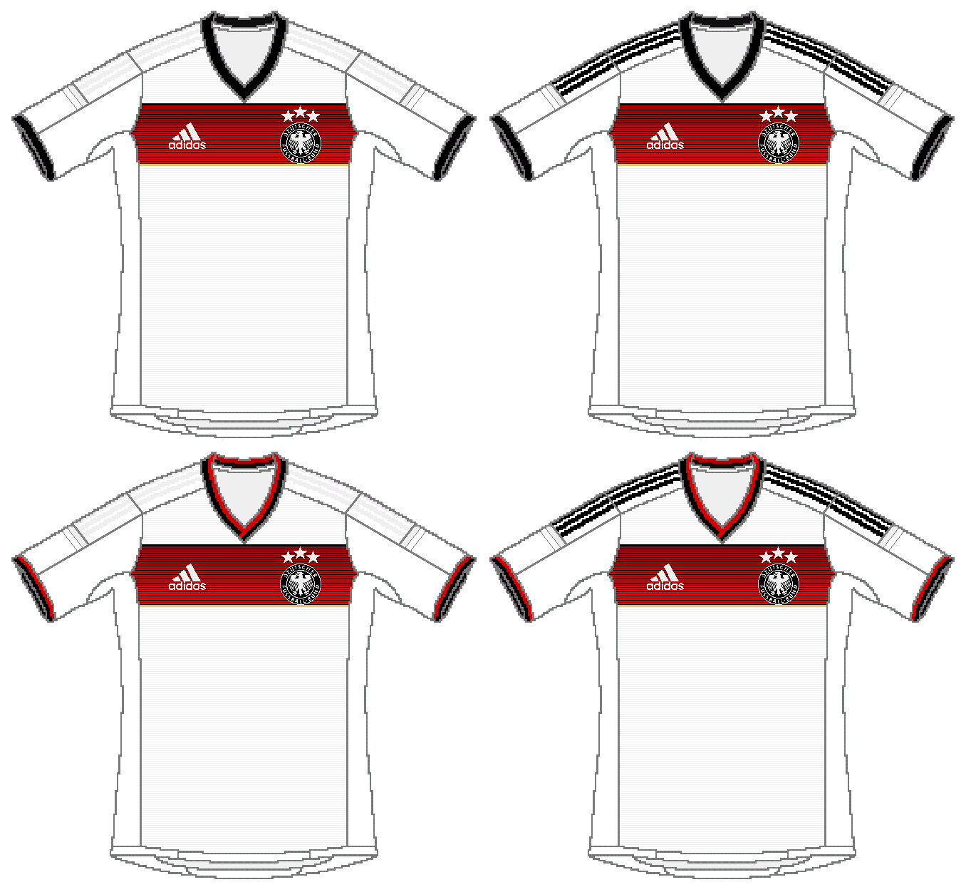Germany Adidas World Cup Home Kit