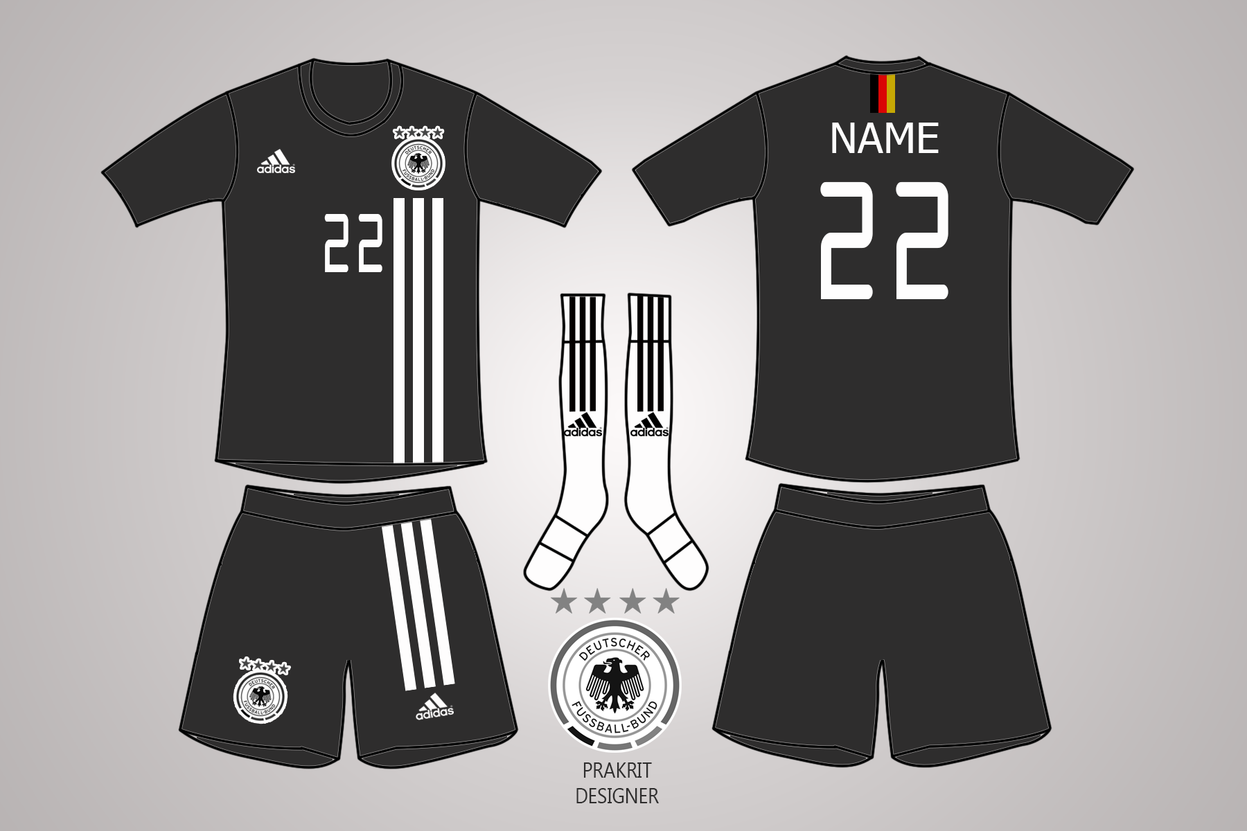 Germany Kit Away 2017