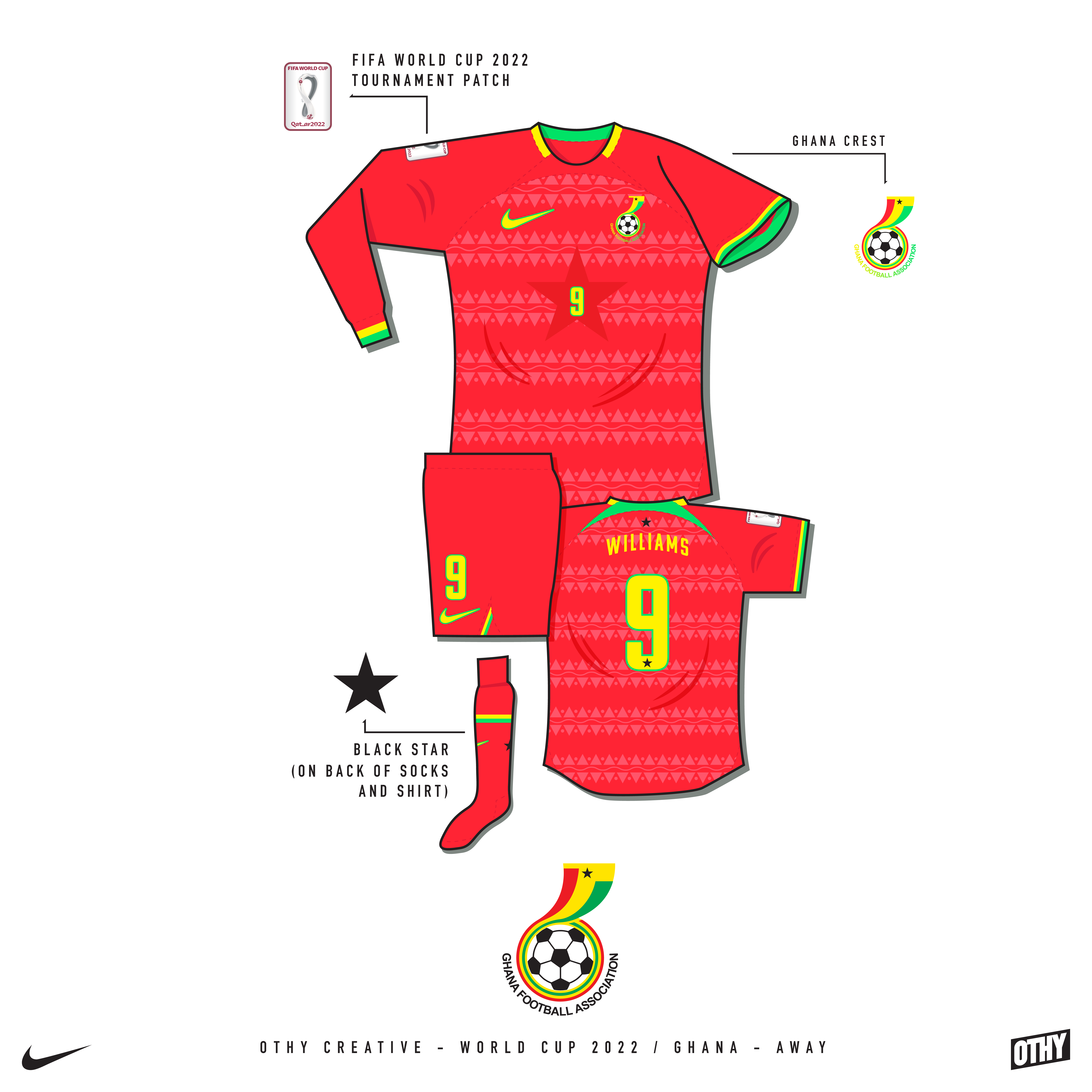 Ghana away shop kit