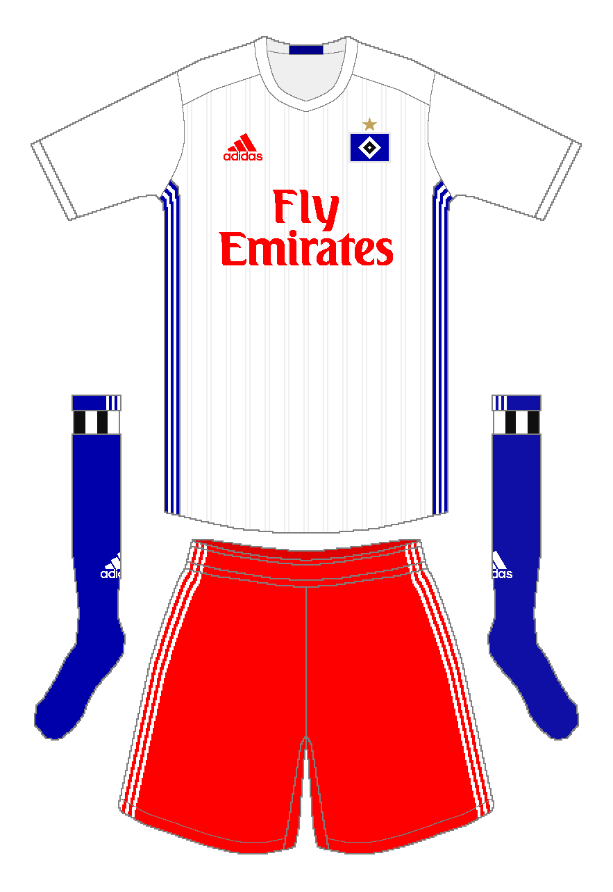 Hamburg SV Adidas Home Kit