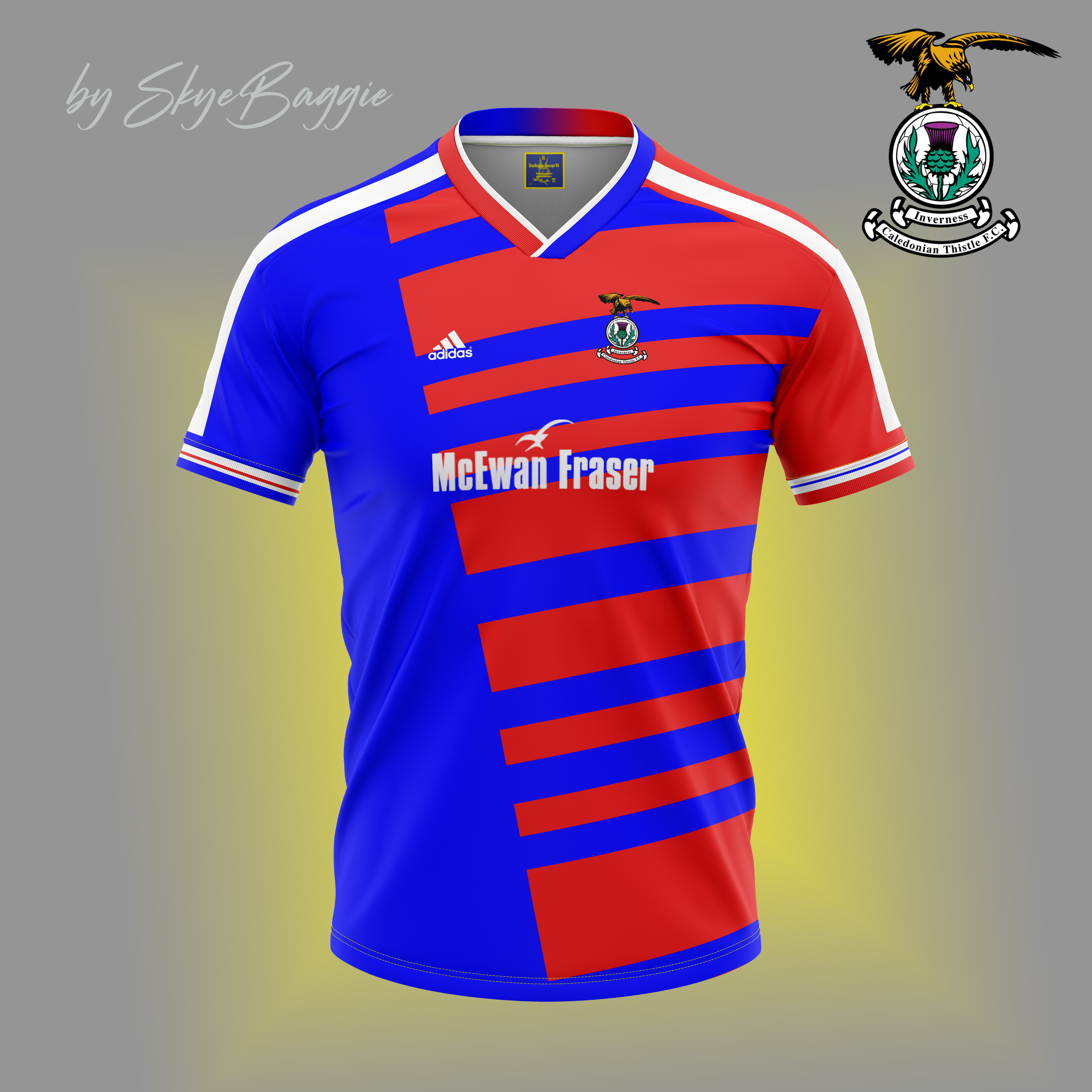 Inverness caledonian thistle shirt top