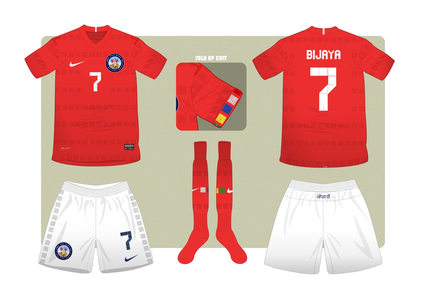 nepal national football team jersey