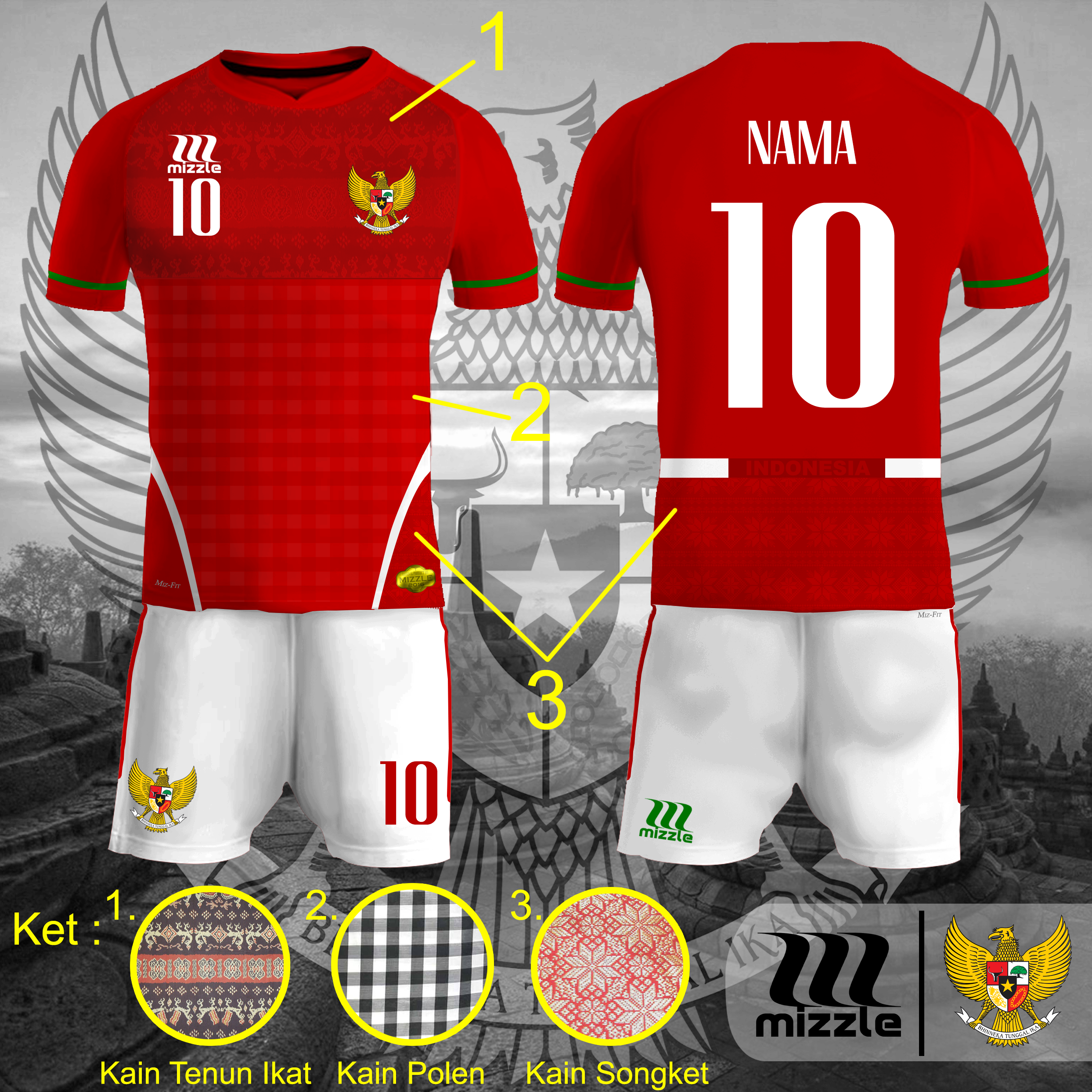 Indonesia national football team jersey sales