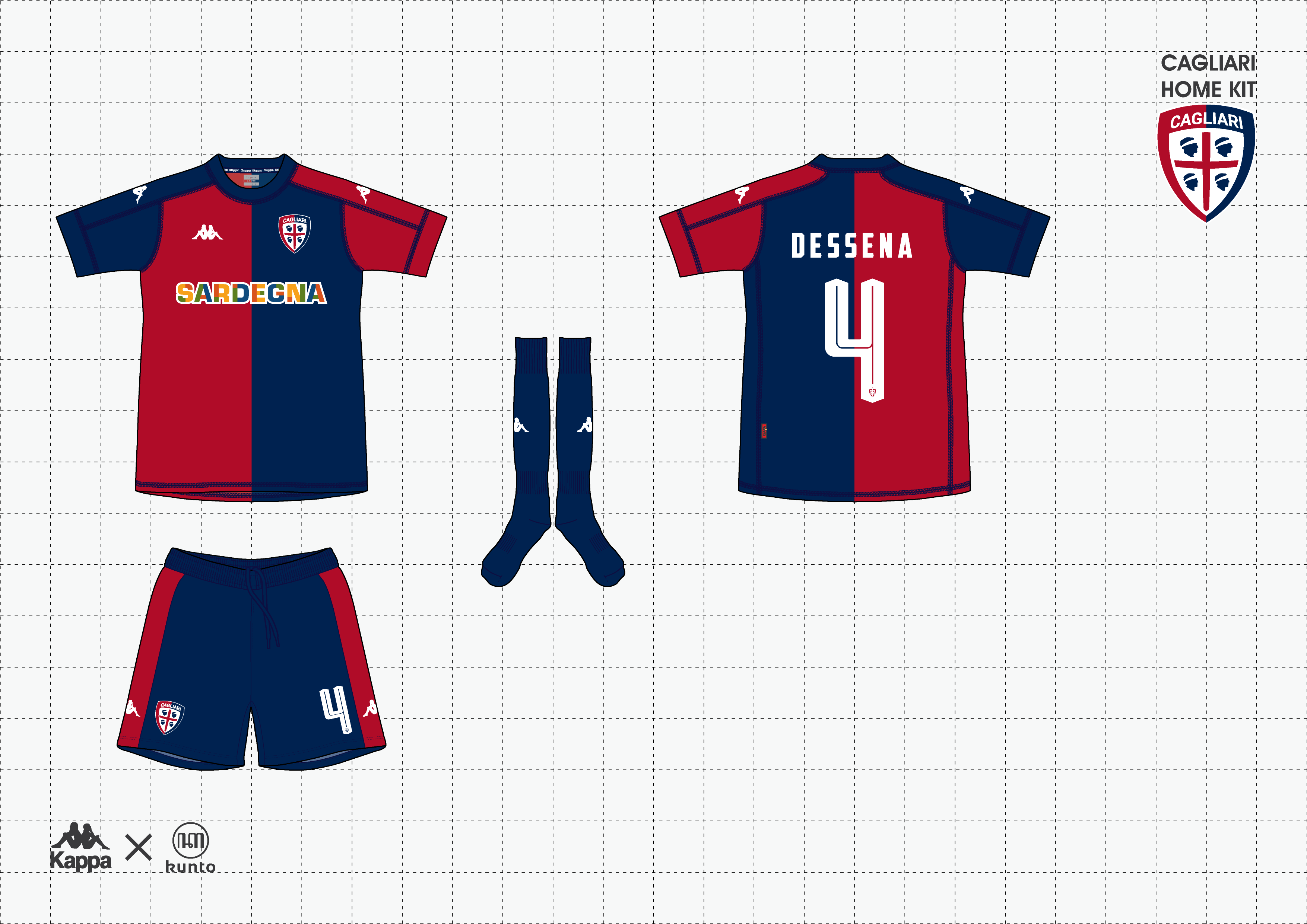 kappa x kunto cagliari home