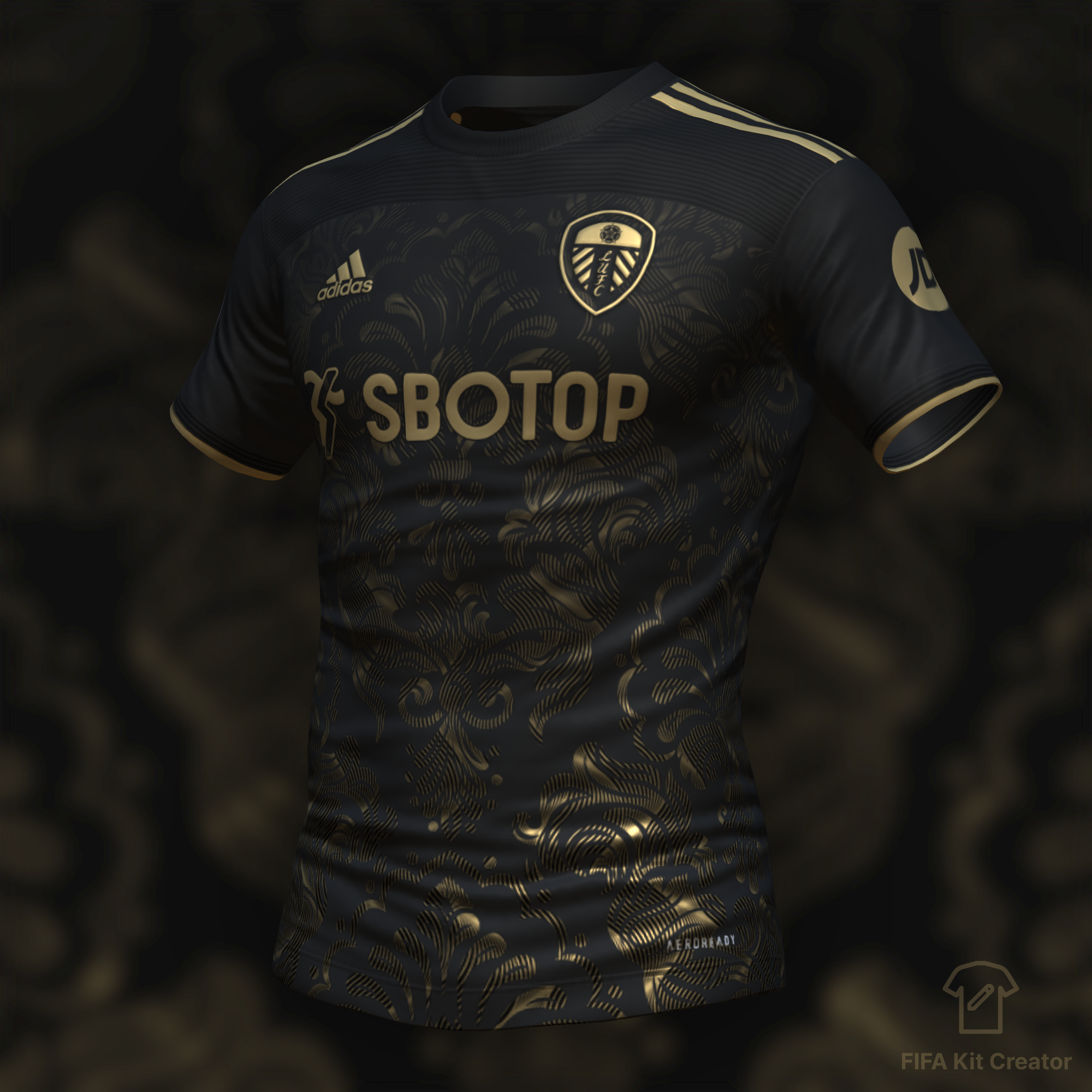 Leeds united hot sale black kit