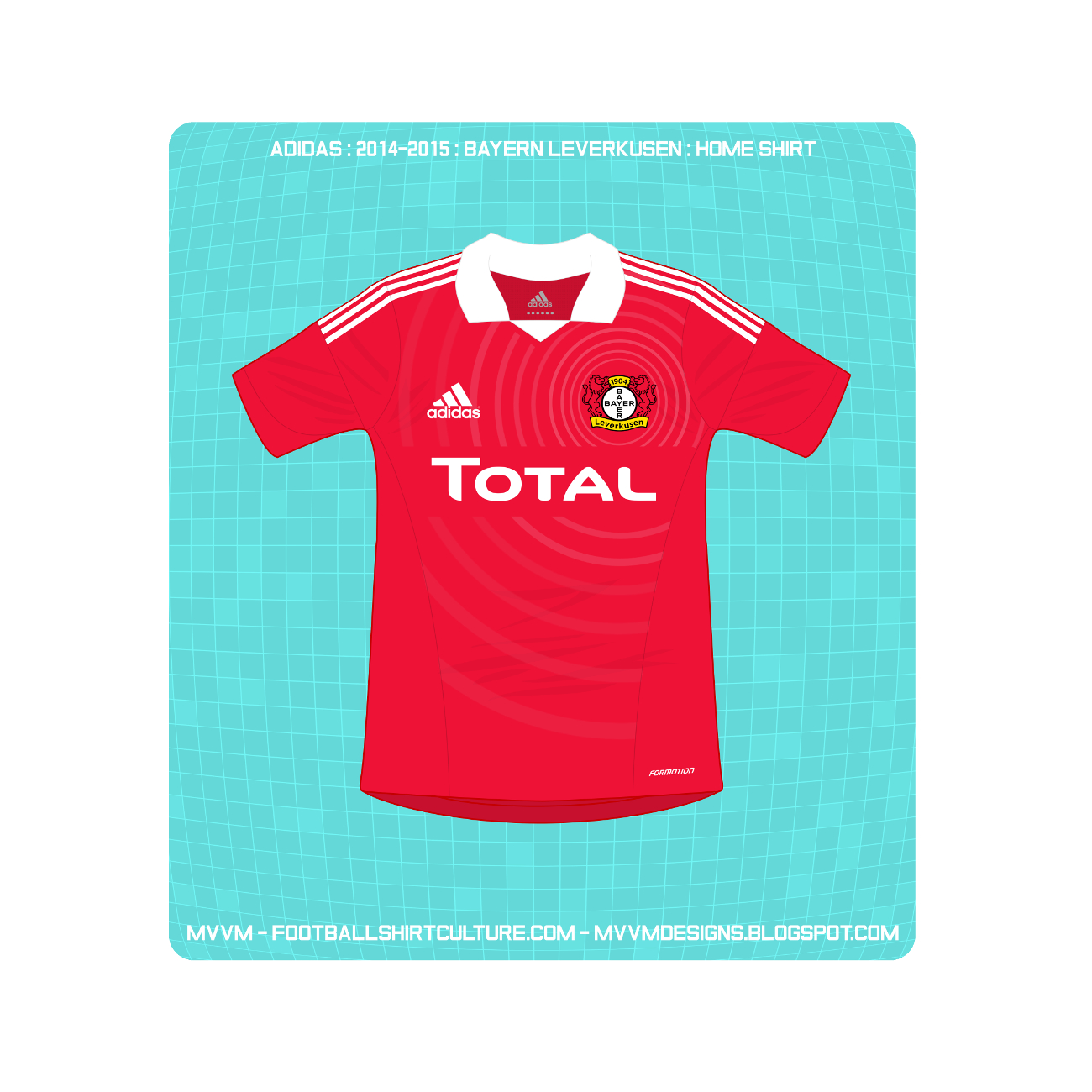 Adidas 20142015 Bayer Leverkusen Home Shirt