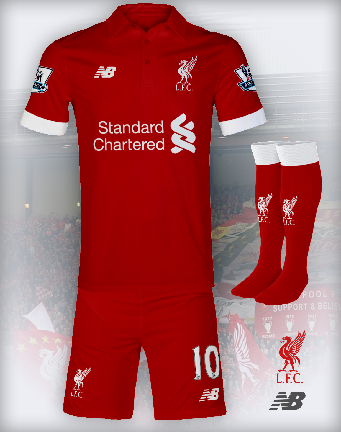 Liverpool 15 16 New Balance Home Concept