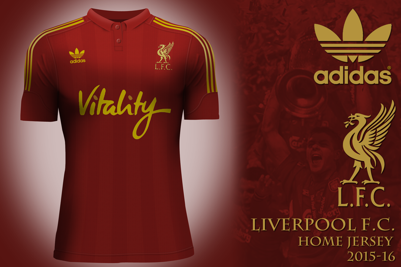 Liverpool FC by adidas - home jersey
